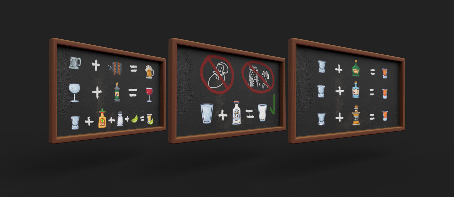 mixing drinks game