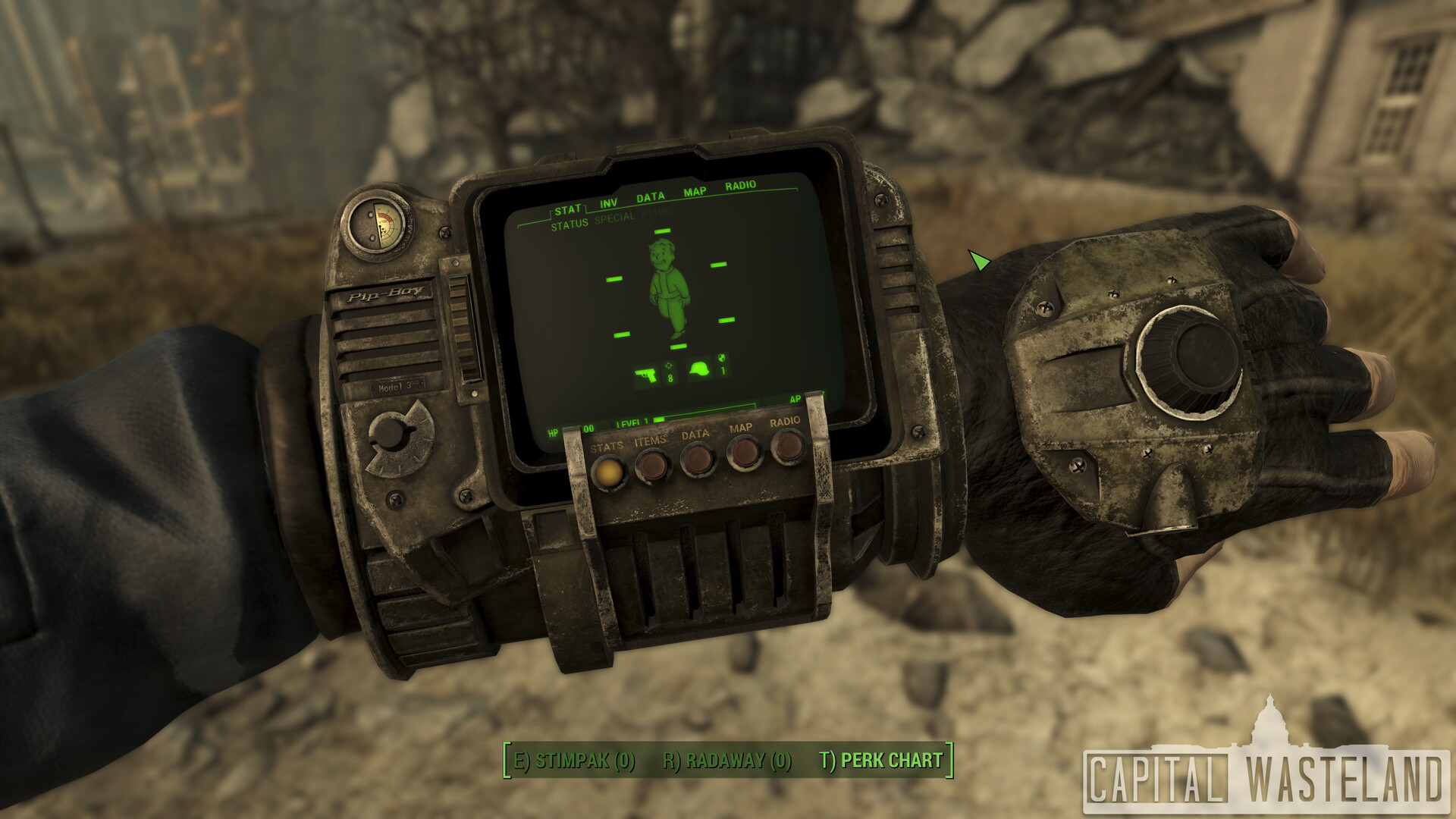 fallout 3 wallpaper pipboy