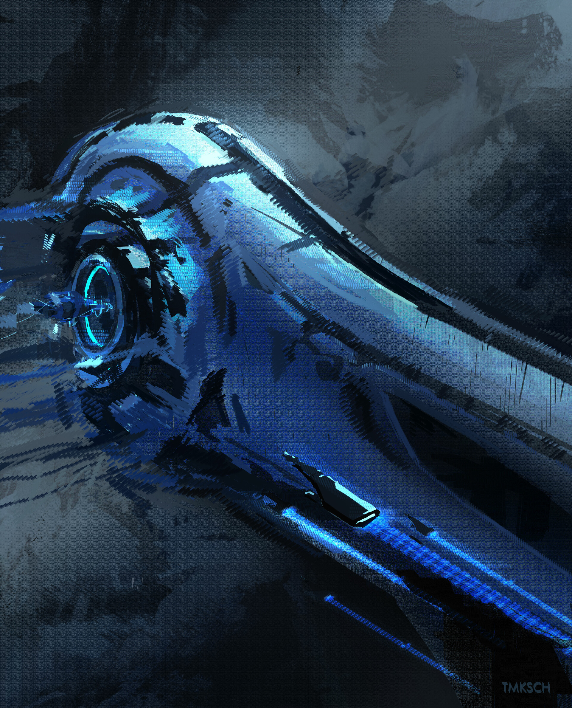 ArtStation Sparth study Starship Maintenance