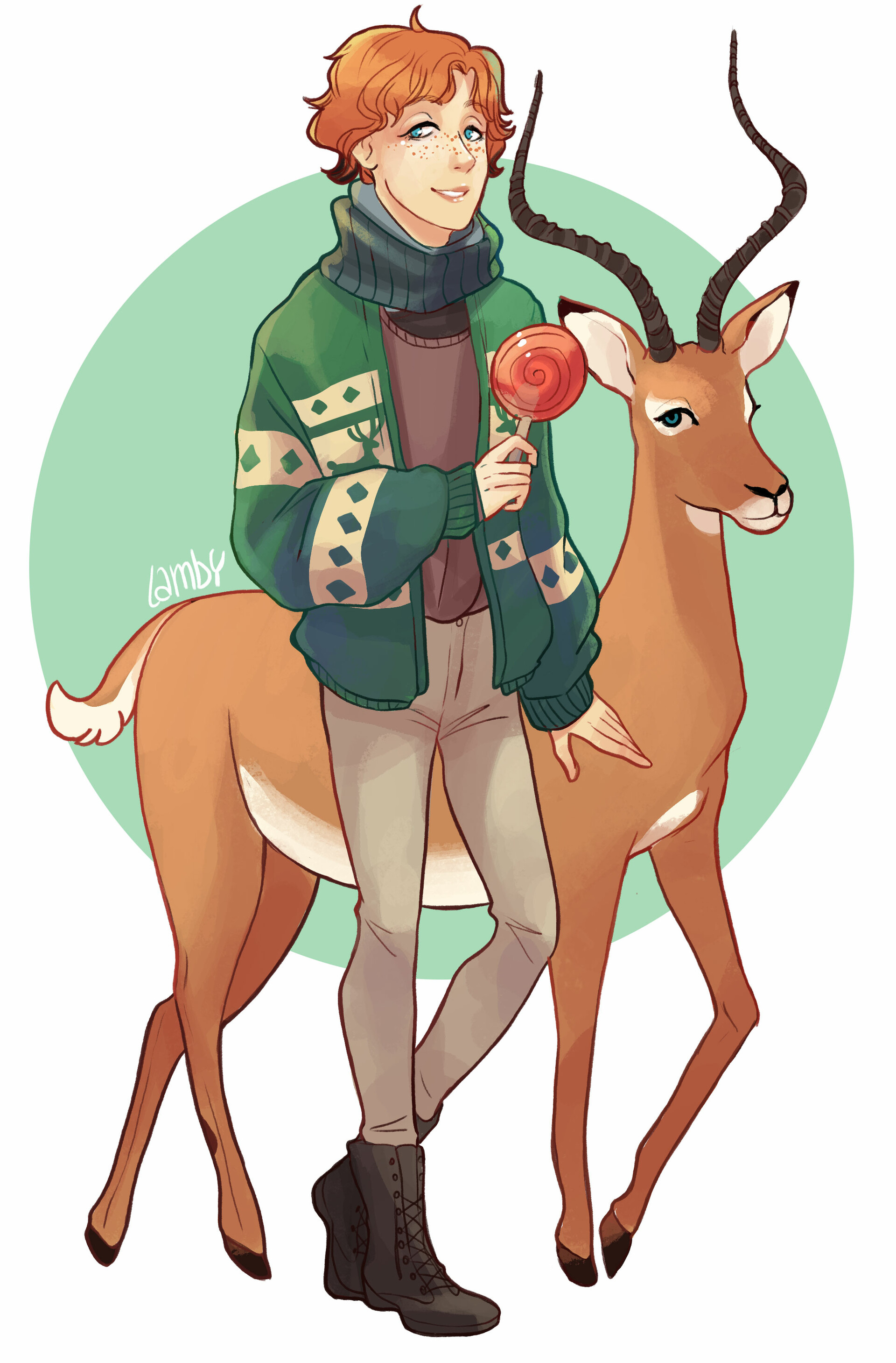 Artstation Animal Crossing Gijinka Johanna Lucand