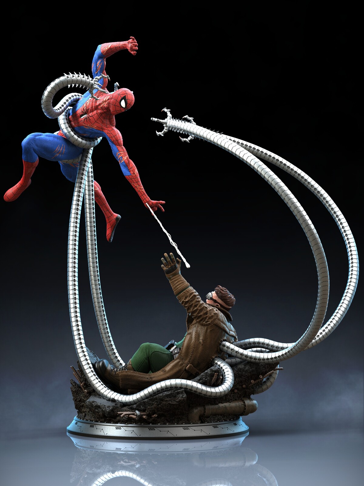Fan Art Spider-Man Vs Dr.Octopus Diorama.