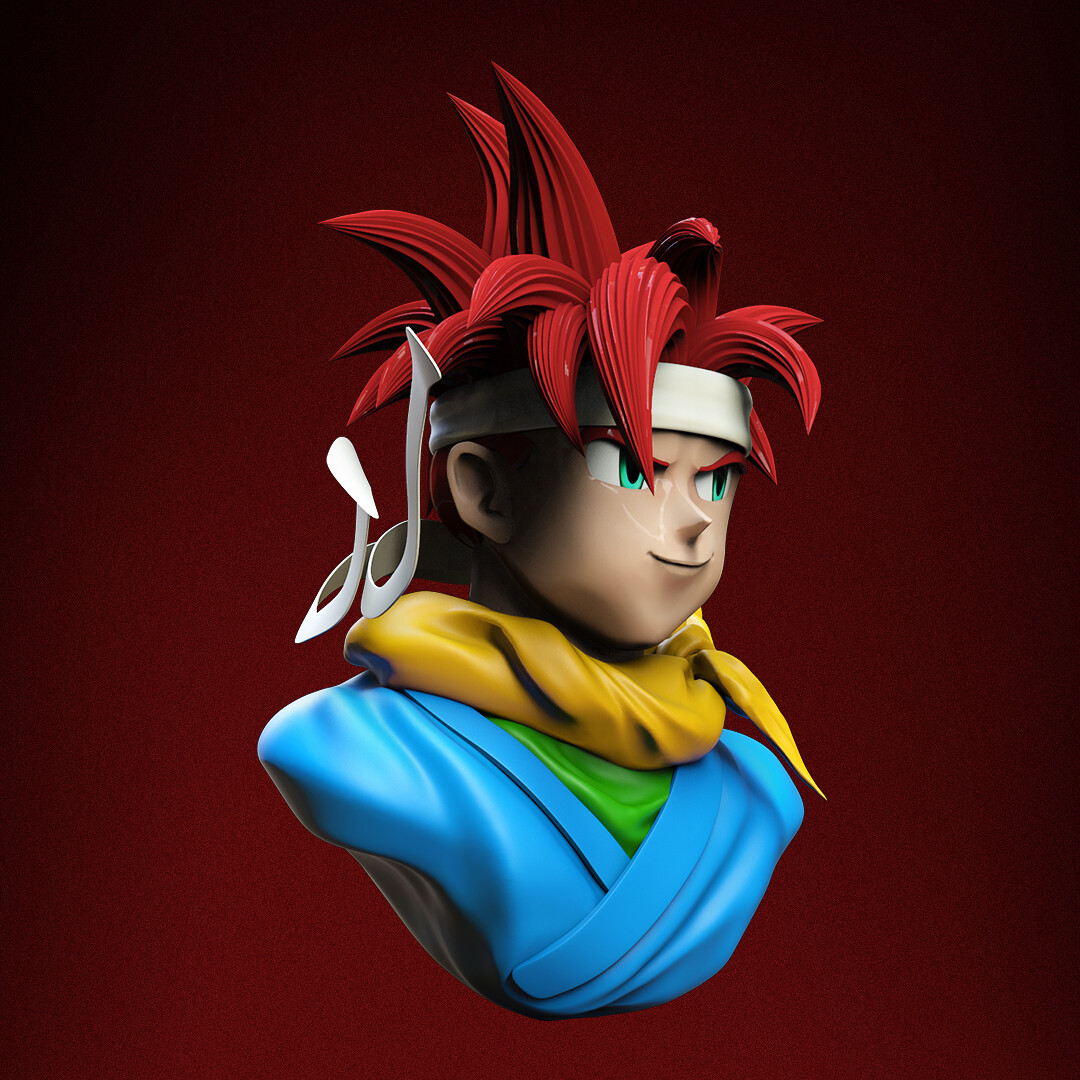 crono chrono trigger 3d model crono chrono trigger 3d model