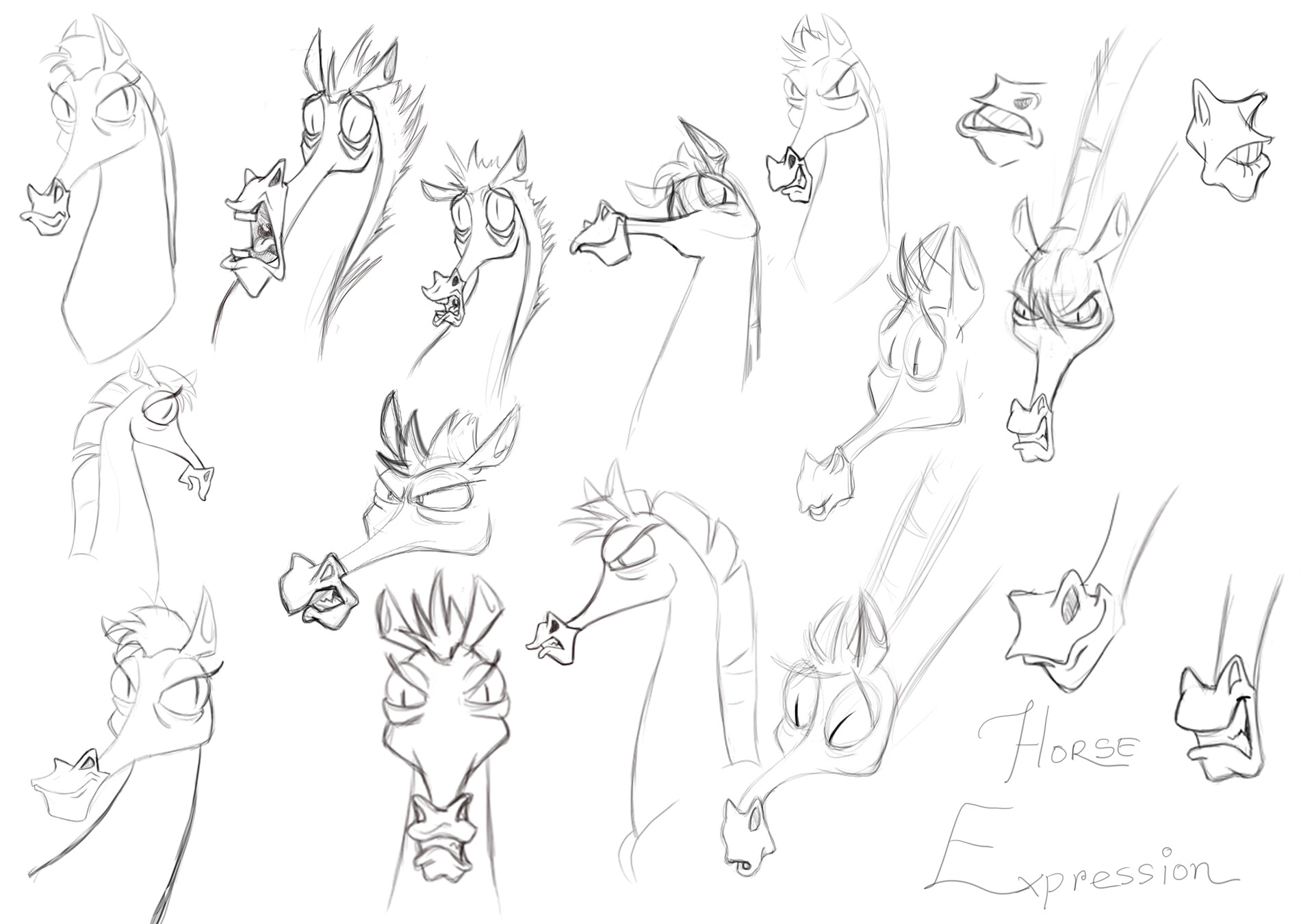 Artstation Expression Design Blue Horse Meena Muhammad Reaz Hossain