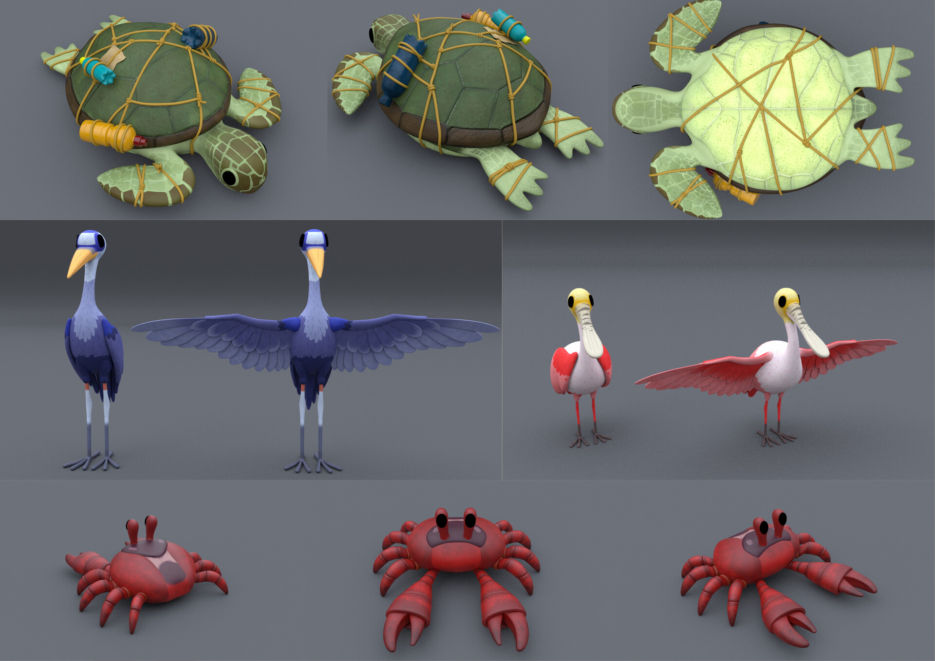 Sinead 3D Artist - Go Jetters Characters, Animals And Props For Blue Zoo  And Cbeebies