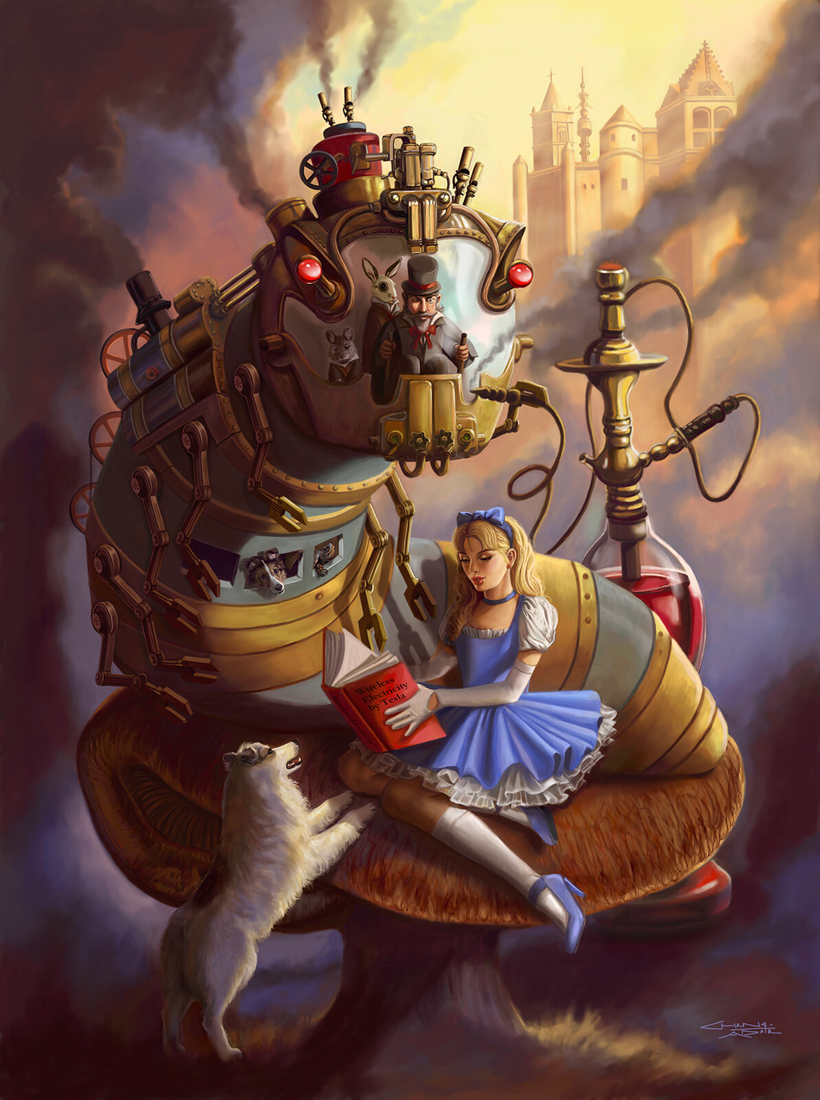Steampunk Alice in Wonderland