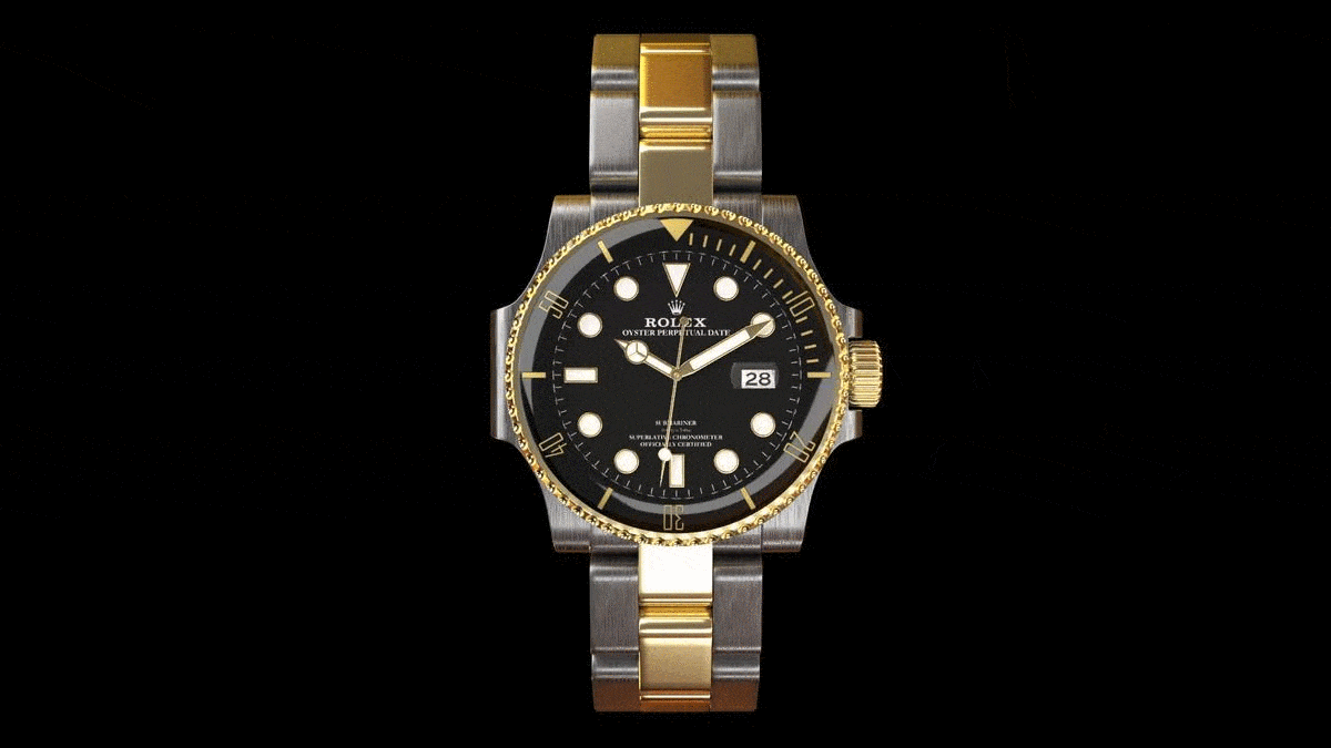 lykke Aftensmad foran ArtStation - Rolex Watch Submariner Date Rolesor | Oyster Perpetual | Render