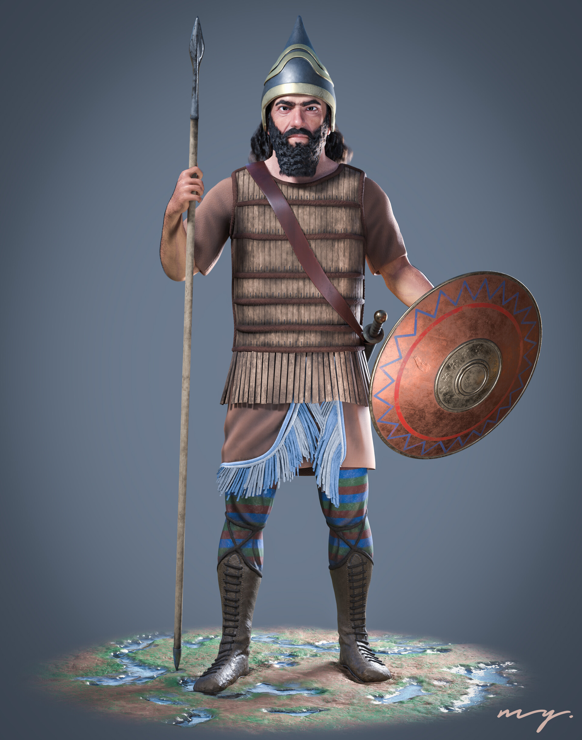 Muslim Younis - Assyrian Warrior