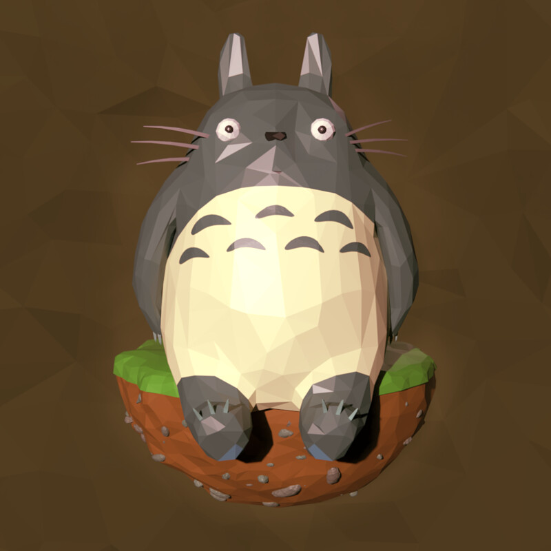 Blender 52 Contest Week 26 "Anime" (Totoro)