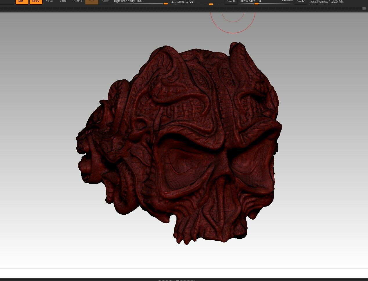 Artstation Gothic Skull Ring 3d Model For Printing Jewelry Ring