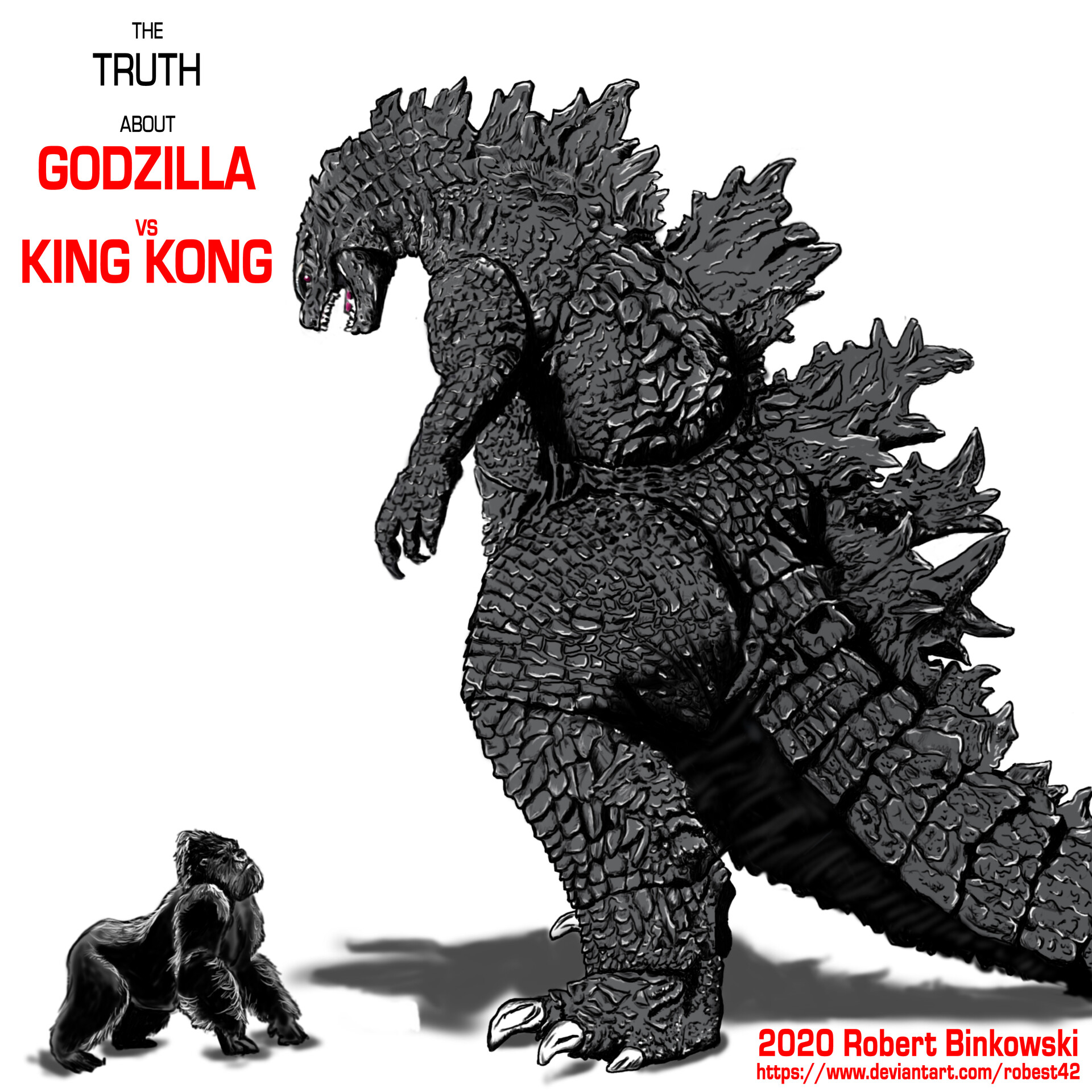 Robert Binkowski The Truth Gozilla Vs King Kong