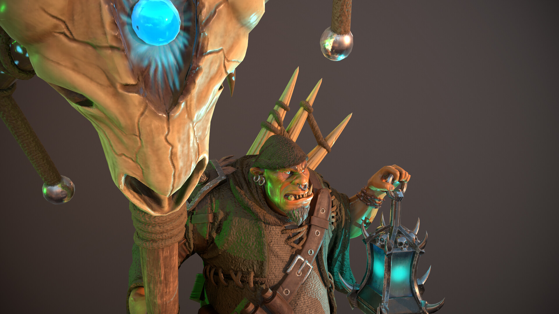 ArtStation - Ogre Shaman Burdan'Orez