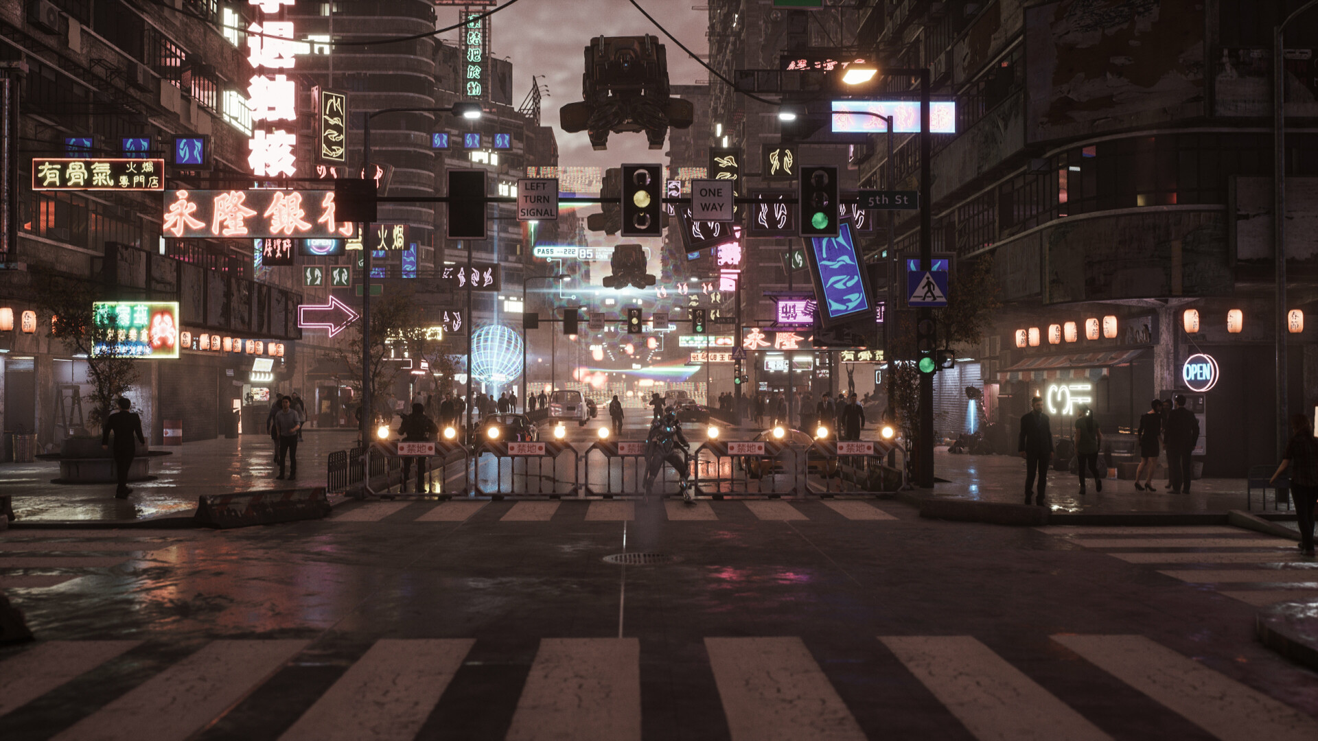 Artstation Inspired By Ghost In The Shell Cinematic Environment