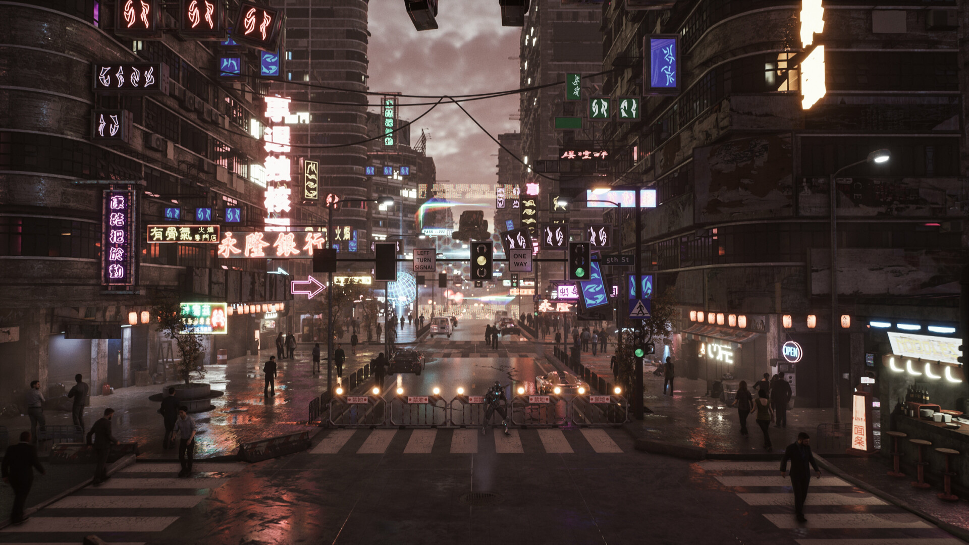 Artstation Inspired By Ghost In The Shell Cinematic Environment