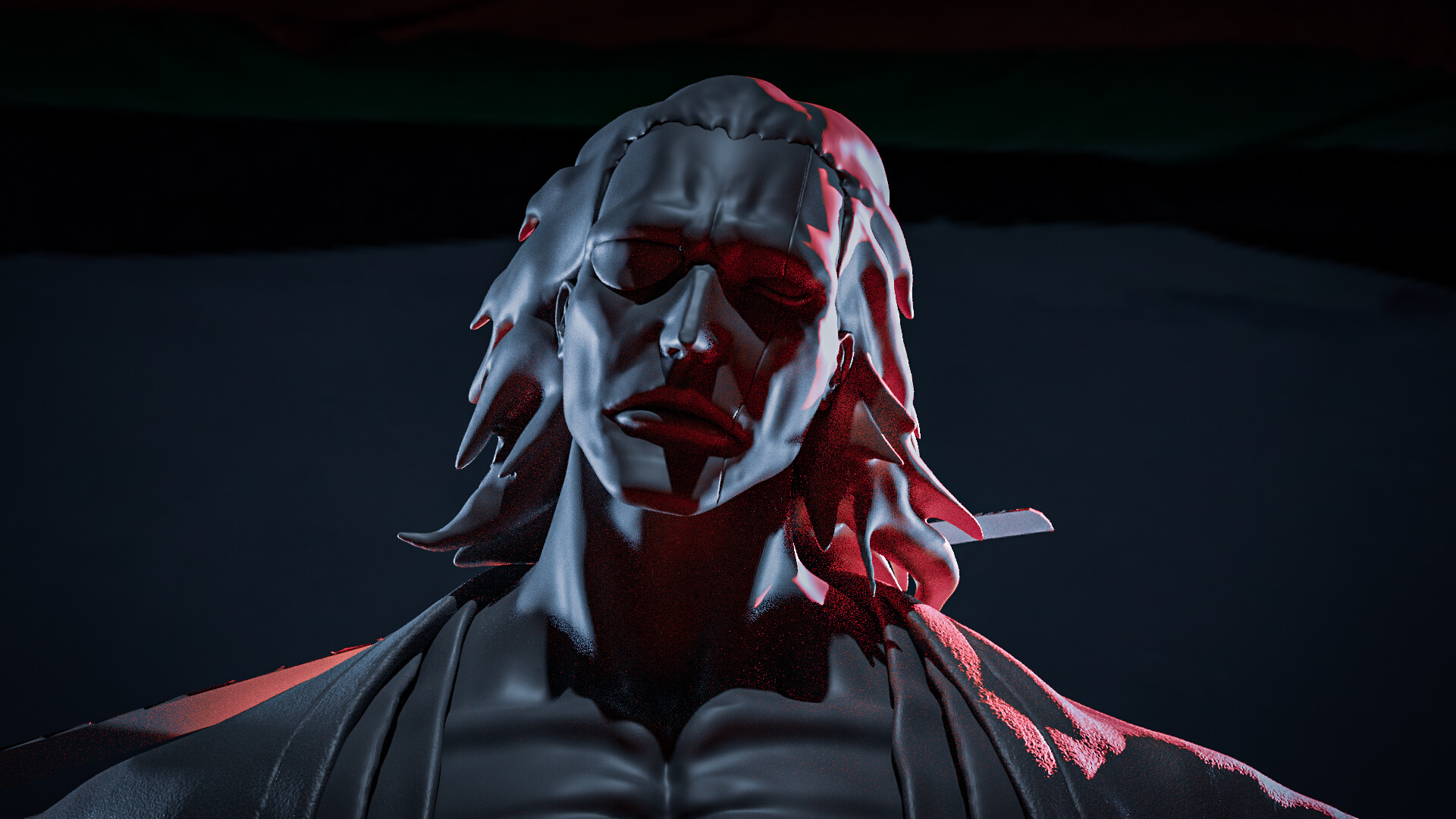 BLEACH 更木剣八 ガレージキット ガレキ スタチュー①⑤ BLEACH 黒衣