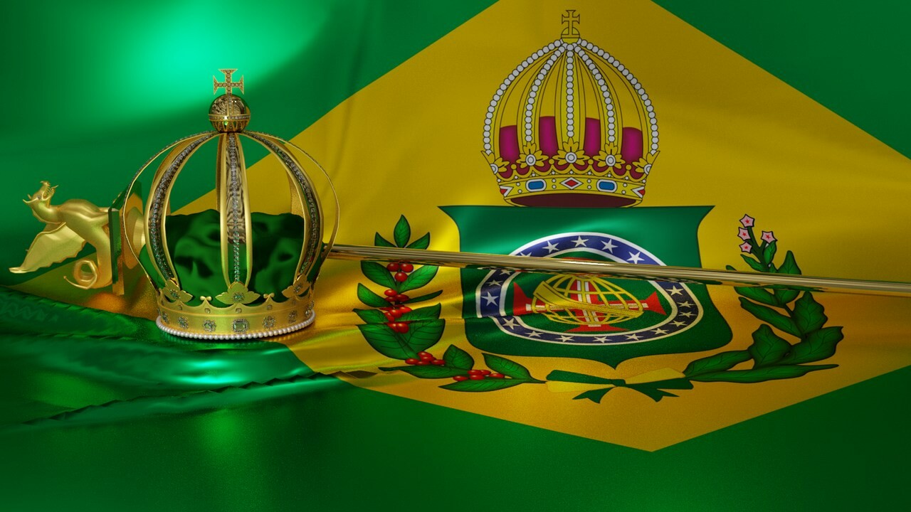 Imperio do Brasil, flag, brazil, crown, empire, flag, king