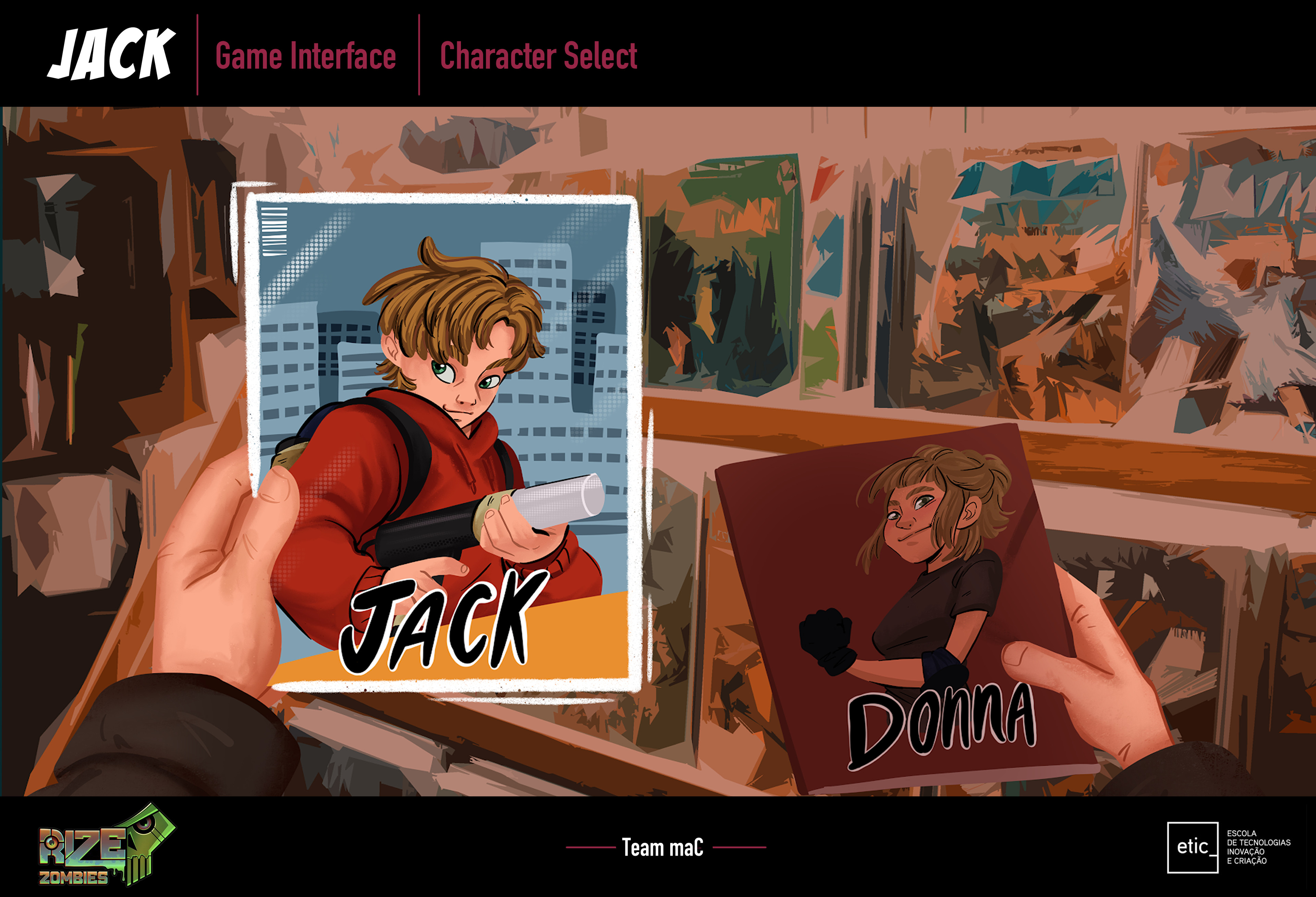 We made Jack a comic book fan, and we based the entire vibe of the game around it.