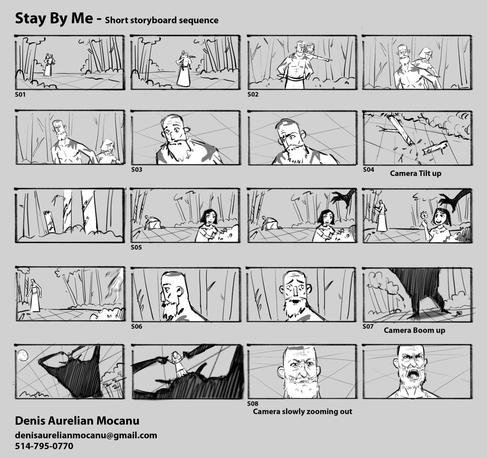 Stay by me - Storyboard