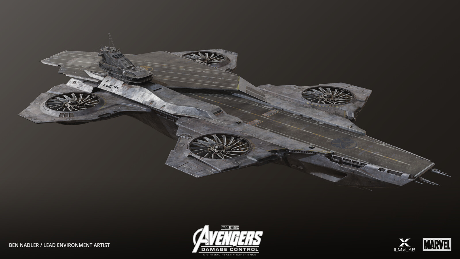 Ben Nadler Avengers Damage Control VR Helicarrier