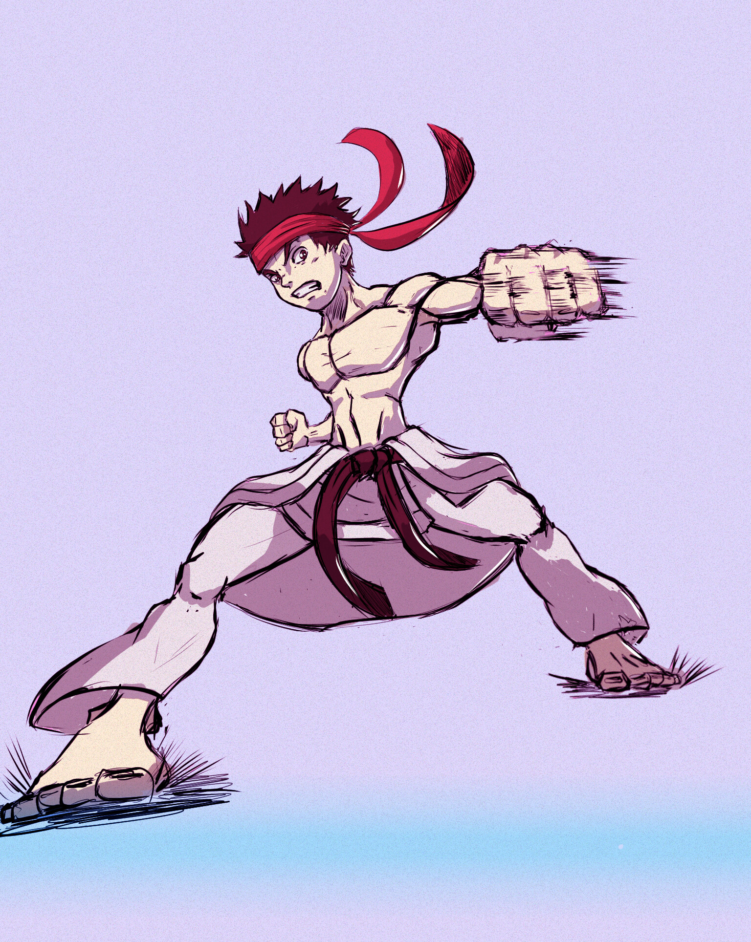Artstation Ryu Testing Galaxy Tab S3 Diego Garcez