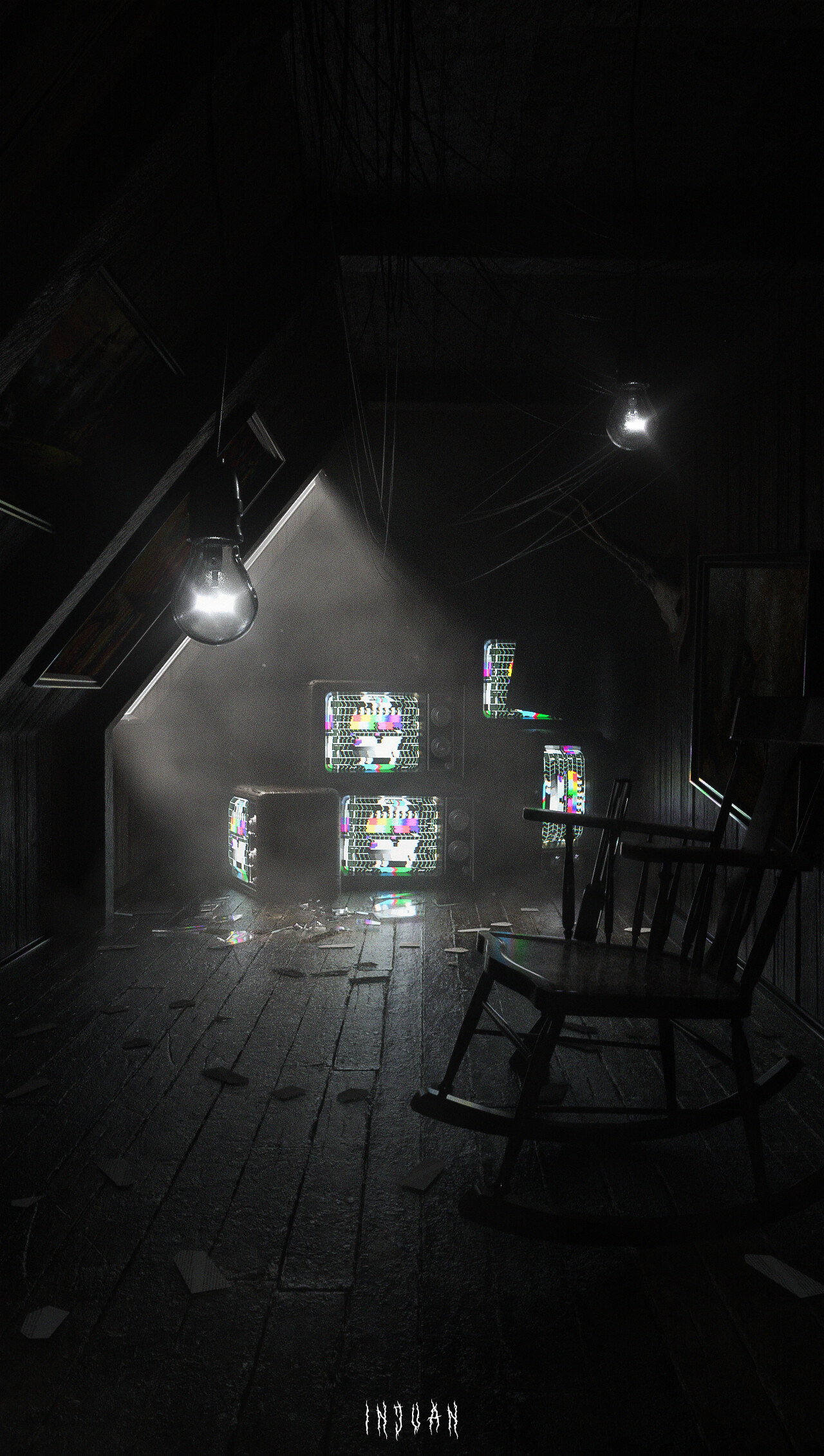 ArtStation - dark attic
