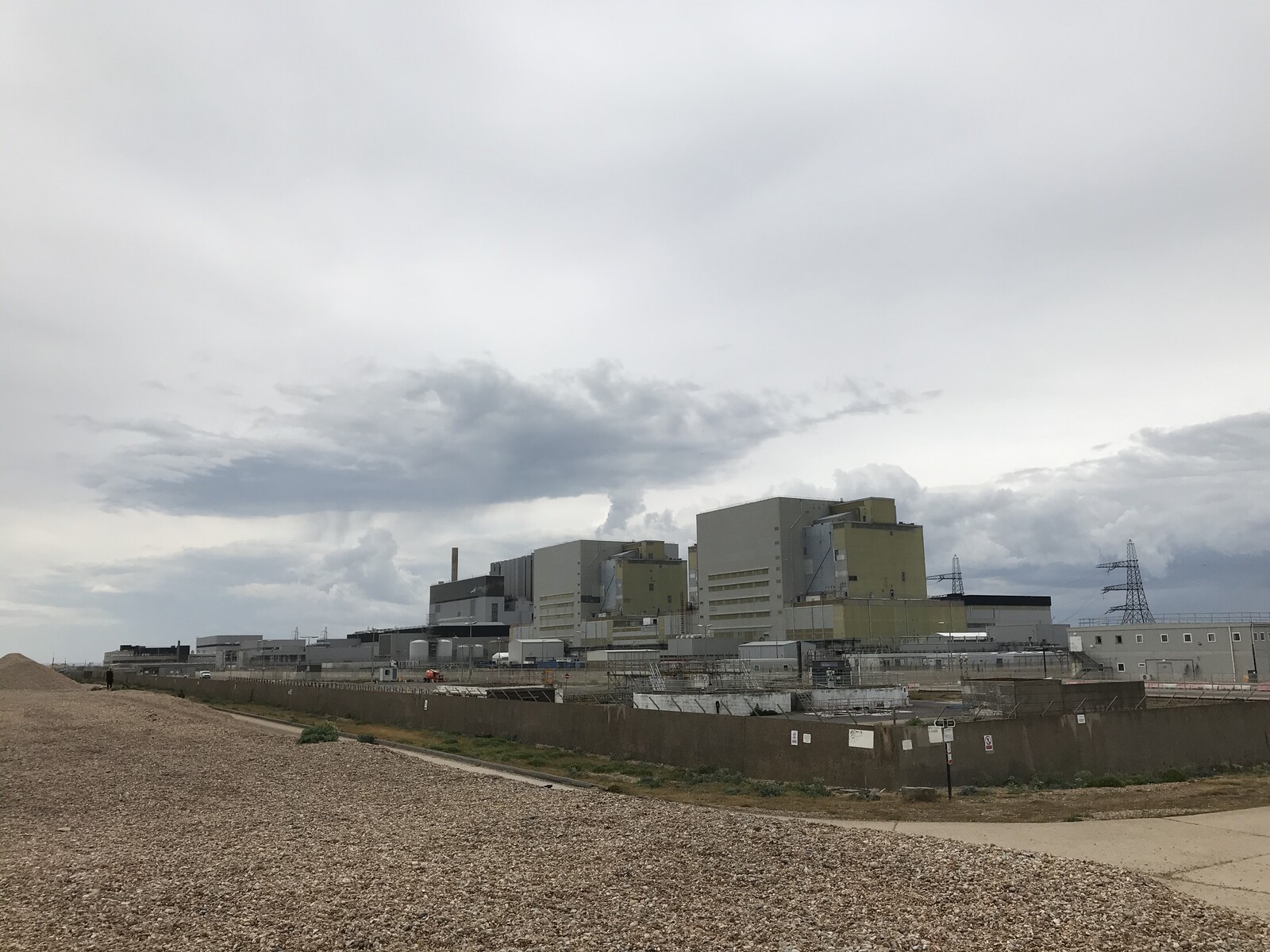 Photo of power plant  in Dungeness, Kent.