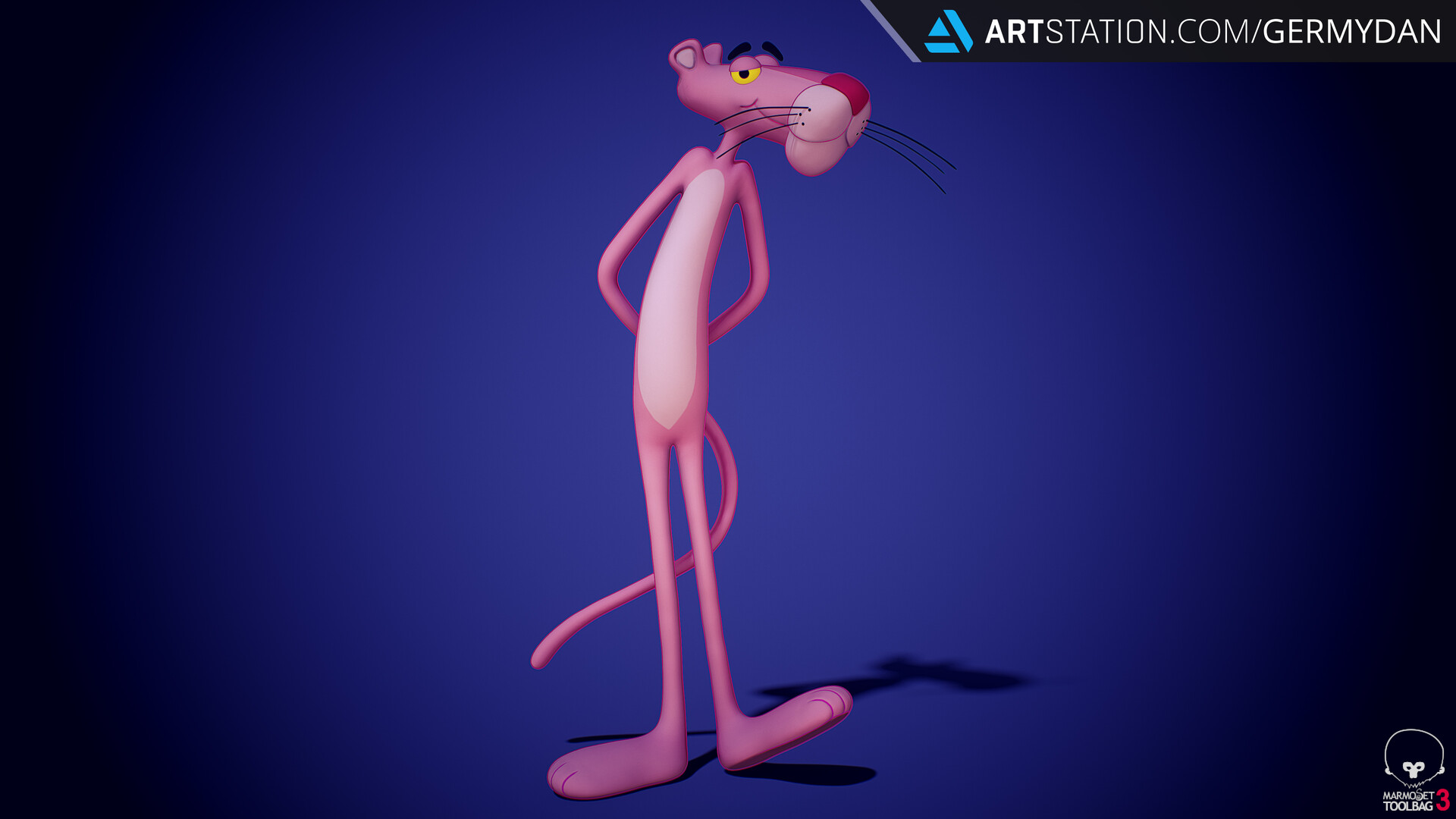 Germán D'Angelo - The Pink Panther · Fan Art