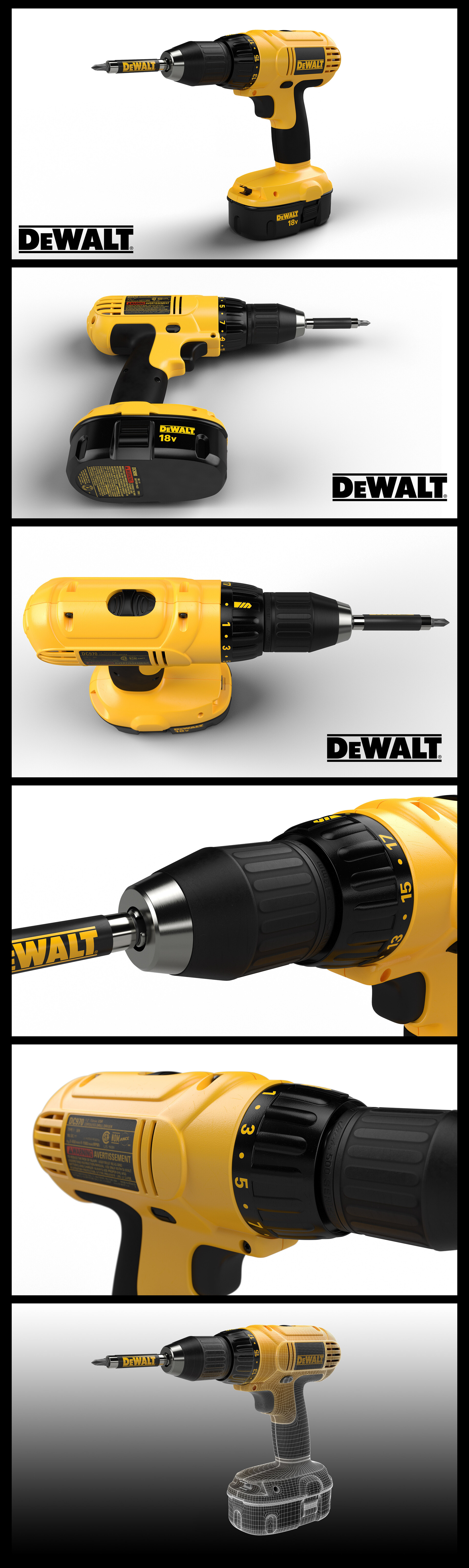 Dewalt dc970 shop cordless drill
