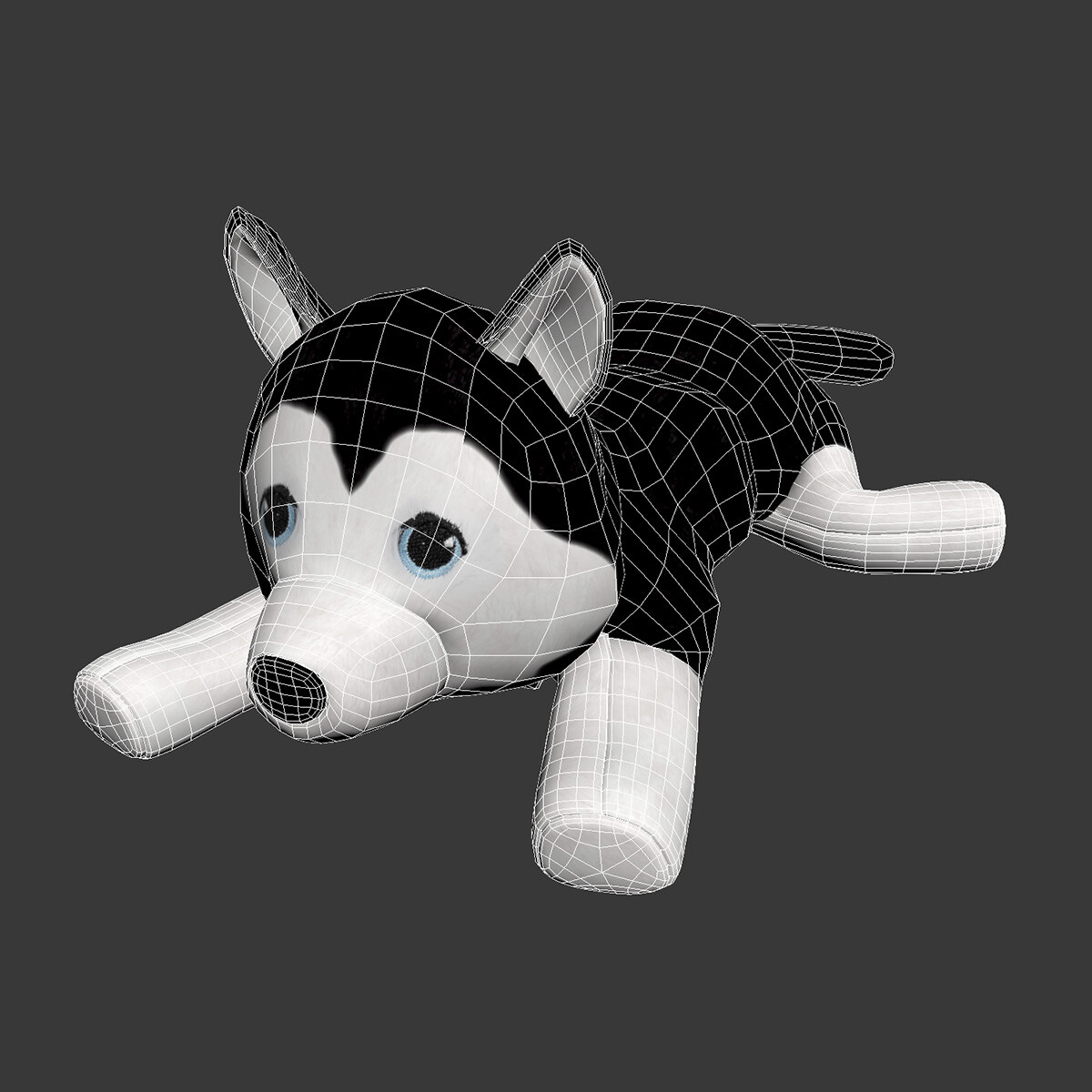 ArtStation - Soft toy dog siberian husky (LIVLIG) ikea