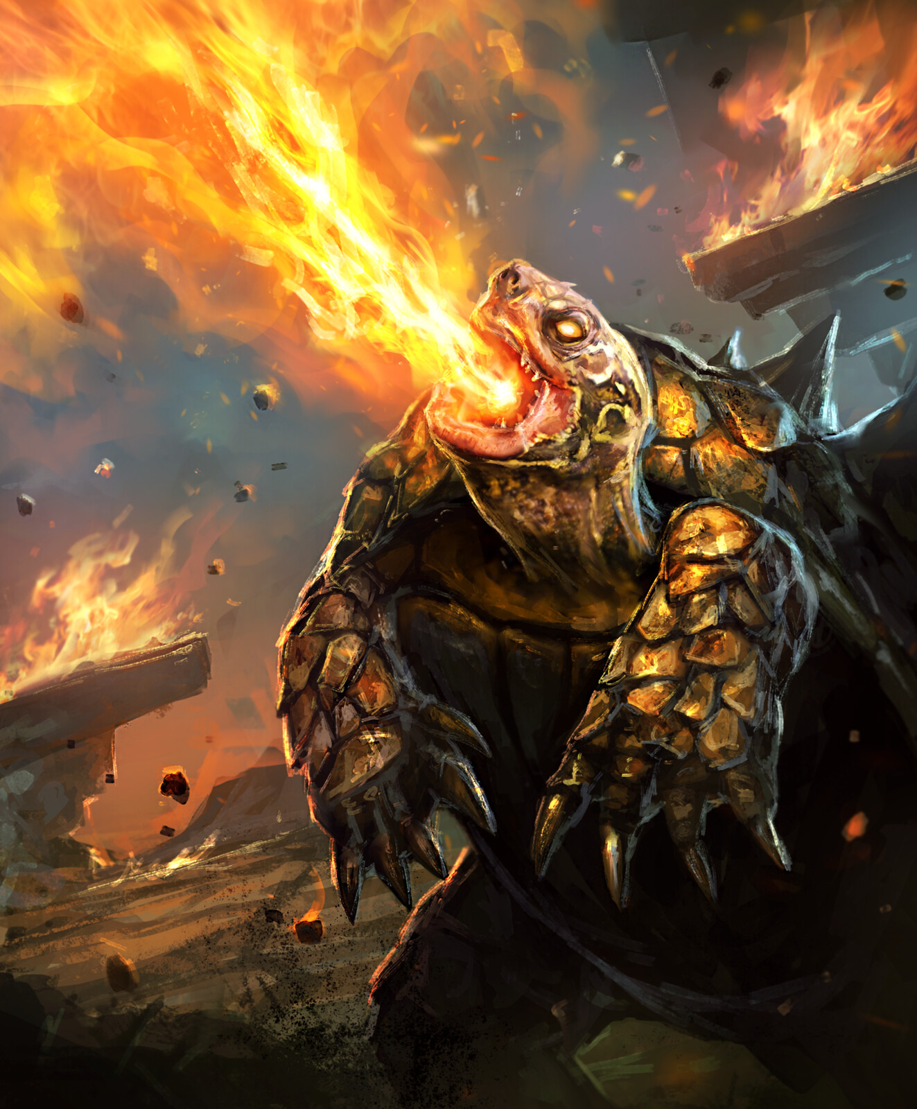 Fire Breath--Arcane Gladiator TCG