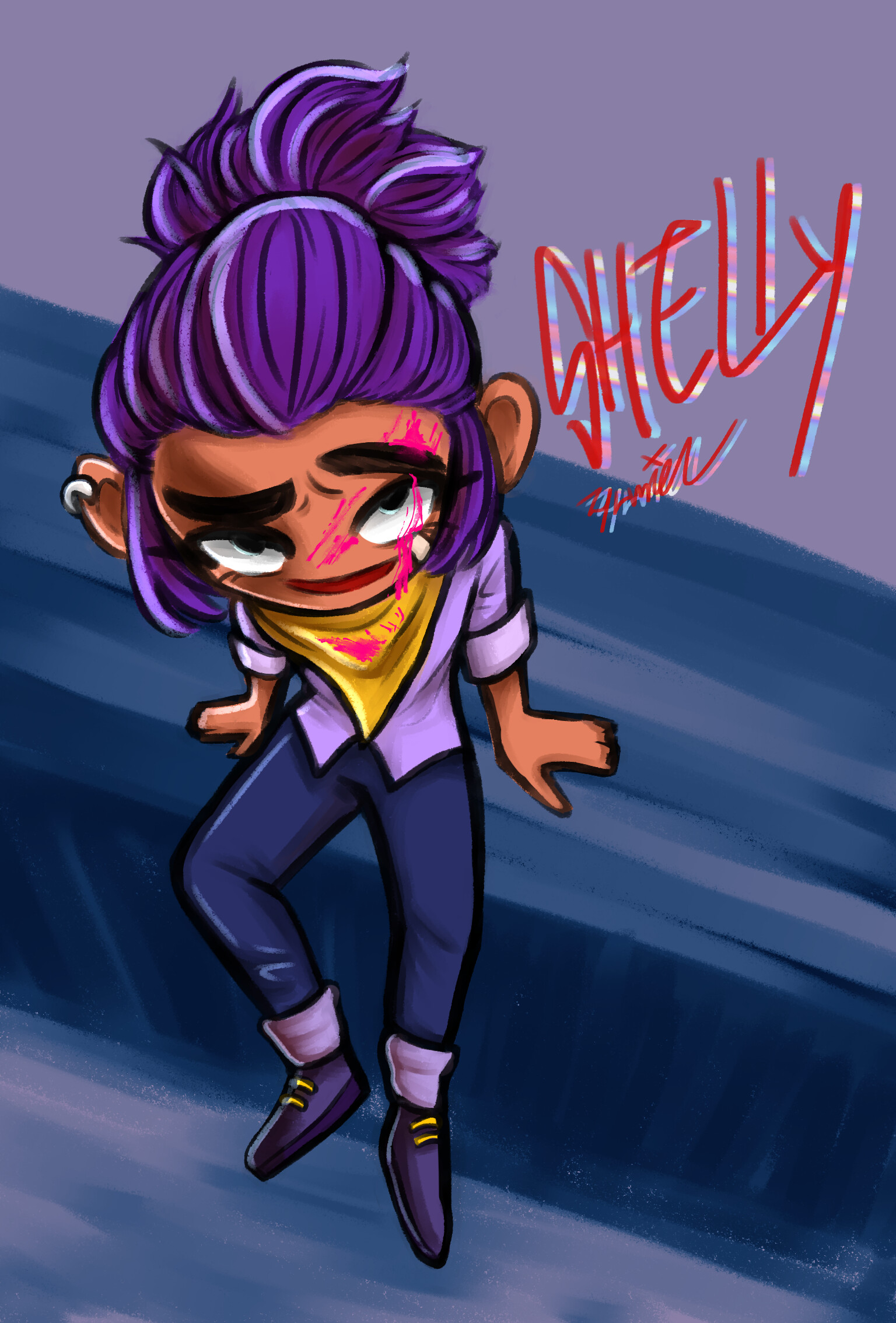 Artstation Shelly Brawl Stars Tyrmiel ㅤ