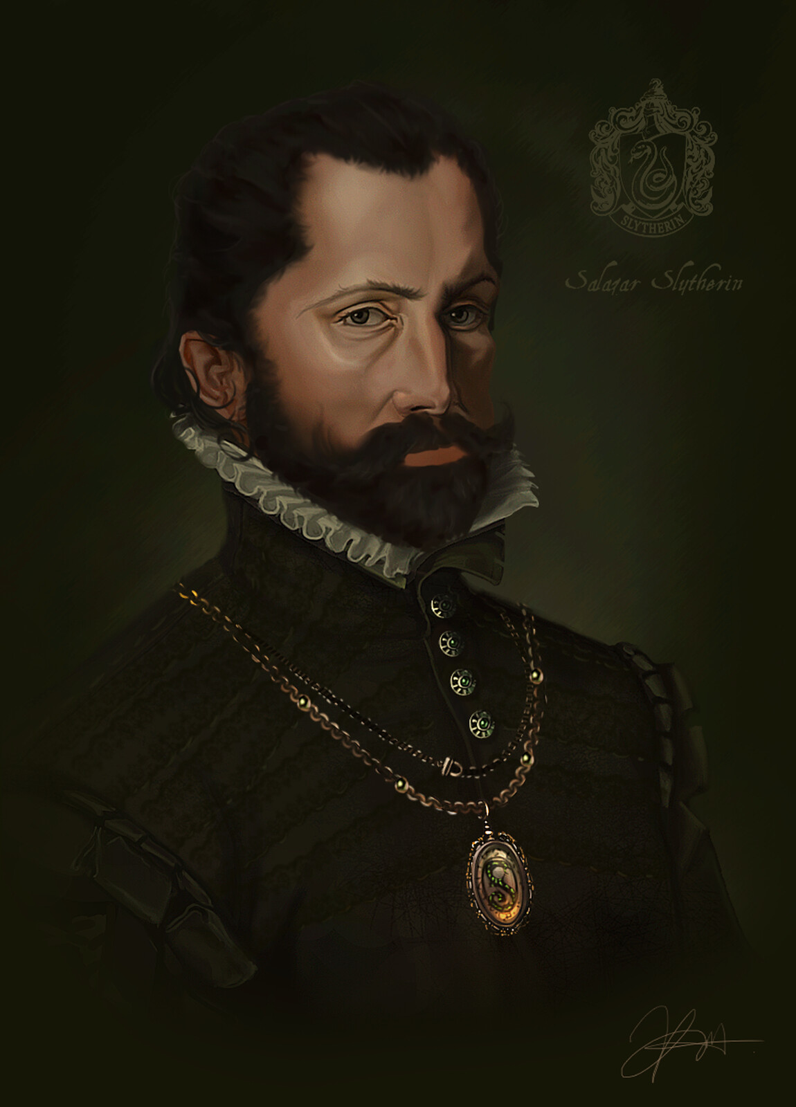 Artstation Salazar Slytherin Victor Campos