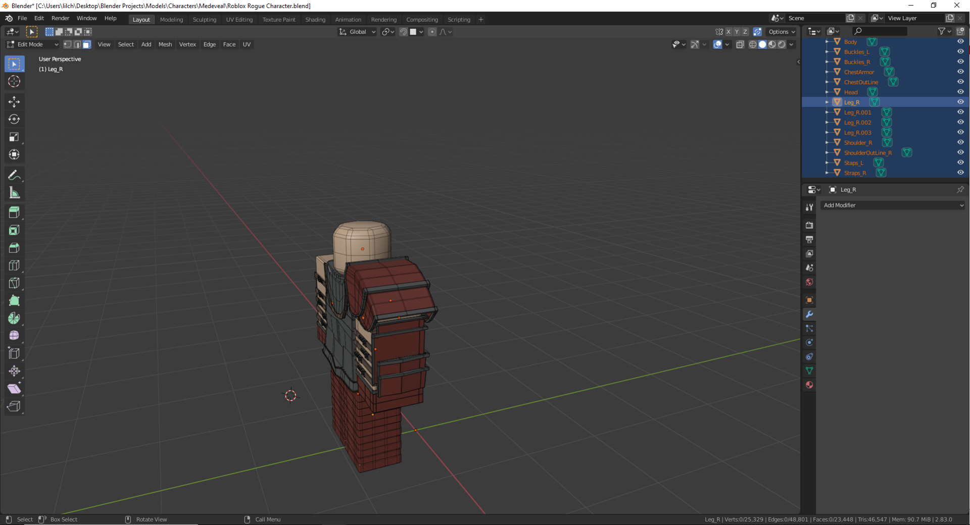 Blender Roblox Animation Editor And Model