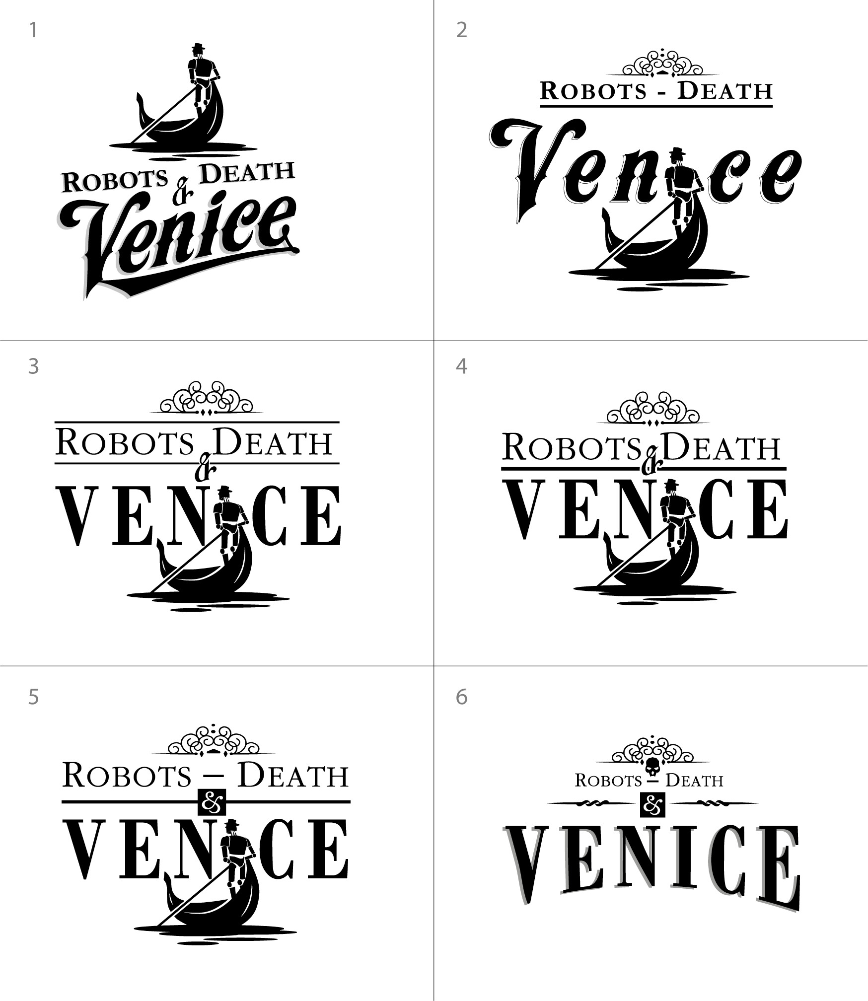 Juan Darío Arango V Robots Death Venice Logotype
