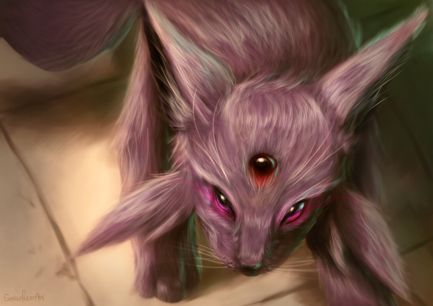 Artstation Espeon Scene Fanart Brenda Espinoza