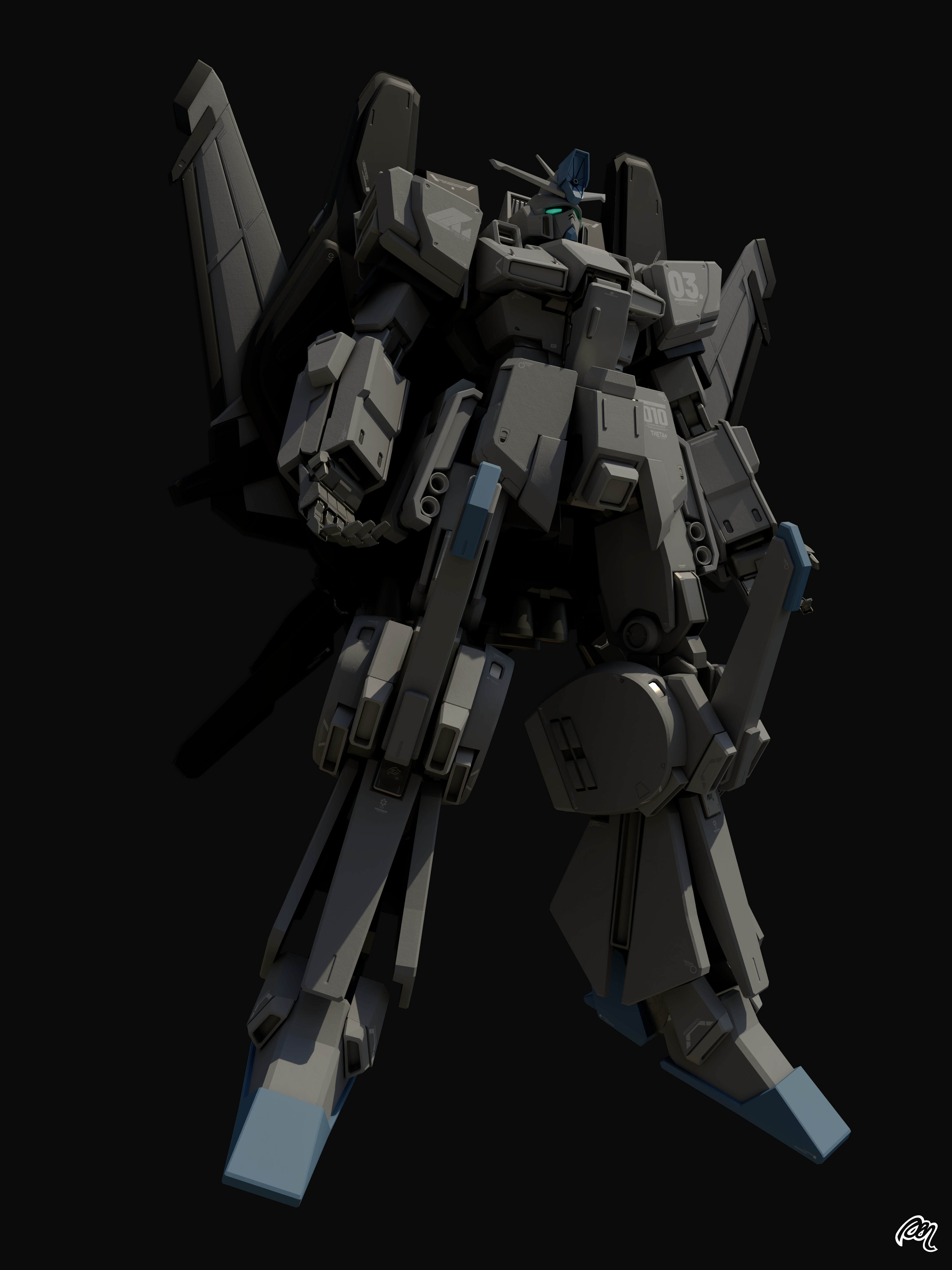 Jeff Allen Msz 010c1 Theta Project M Zz Gundam Jeff Allen Msz 010c1 Theta Project M Zz Gundam