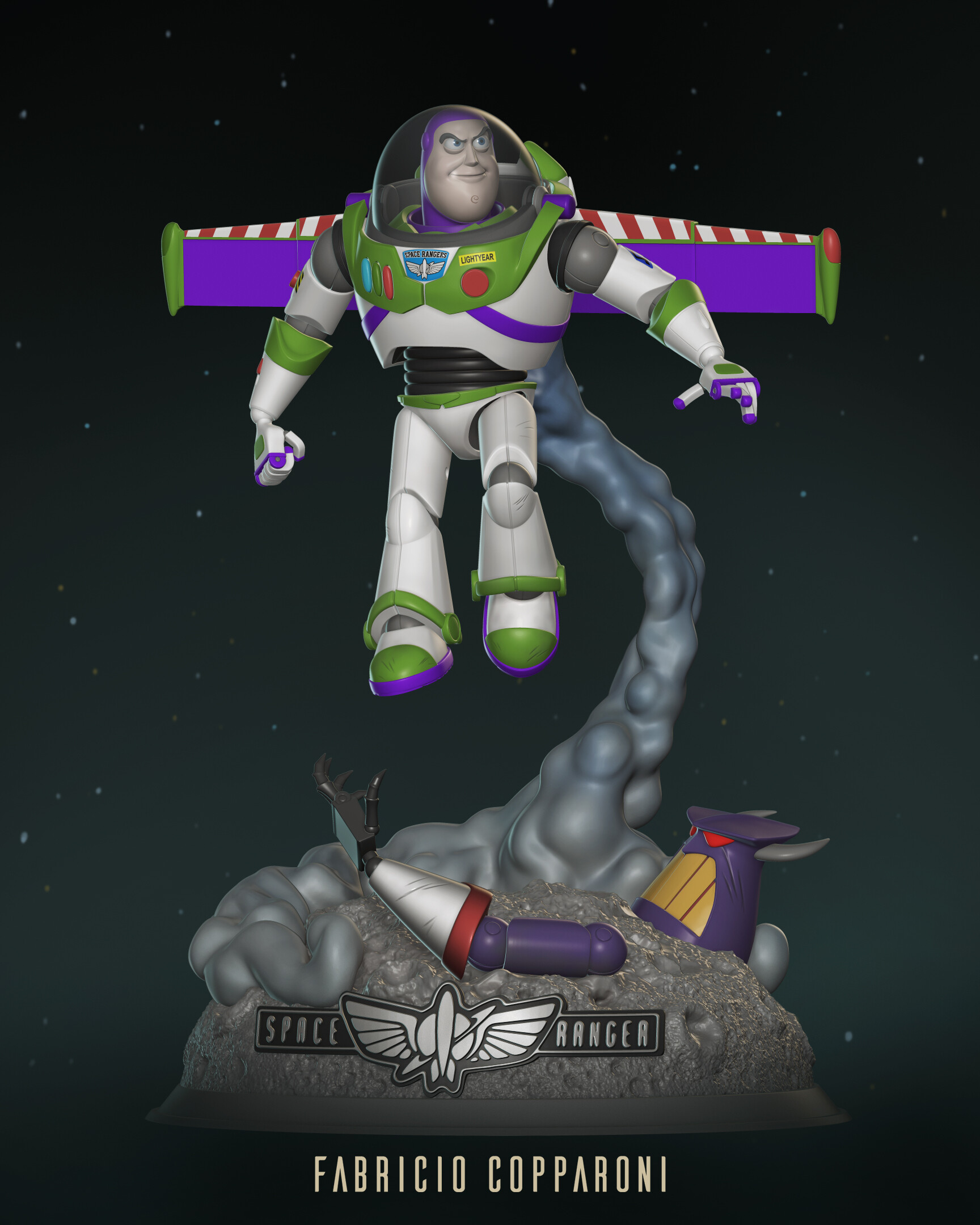 Buzz lightyear art Clearance