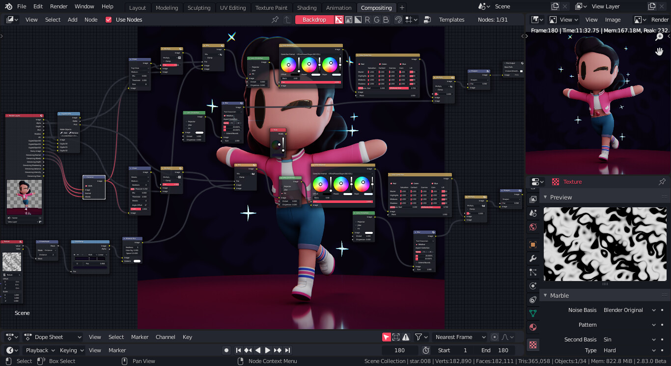 Compositing the final render