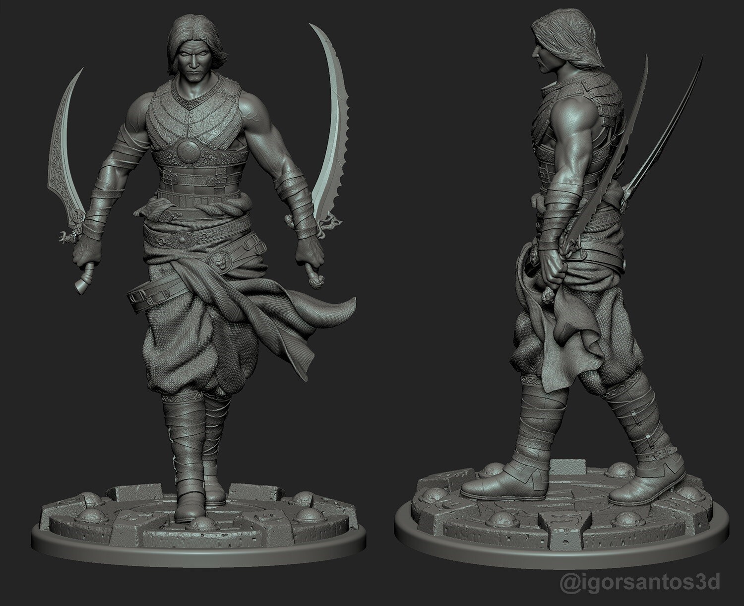 Igor Santos - Prince of Persia: Warrior Within Fan Art Statue