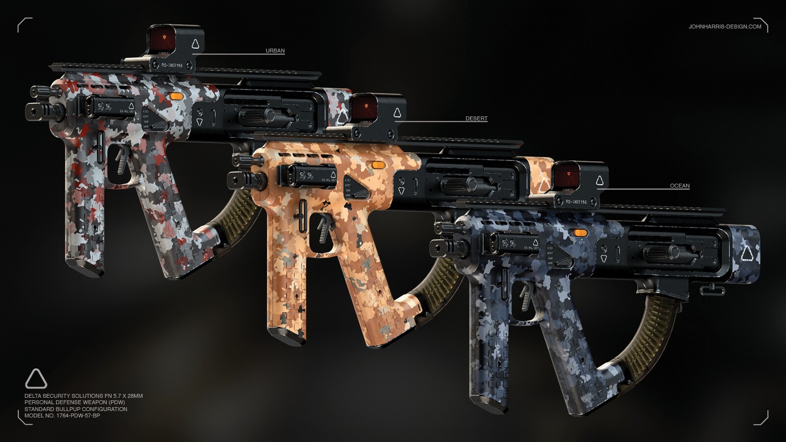 Artstation Personal Defense Weapon Bullpup Configuration John Harris