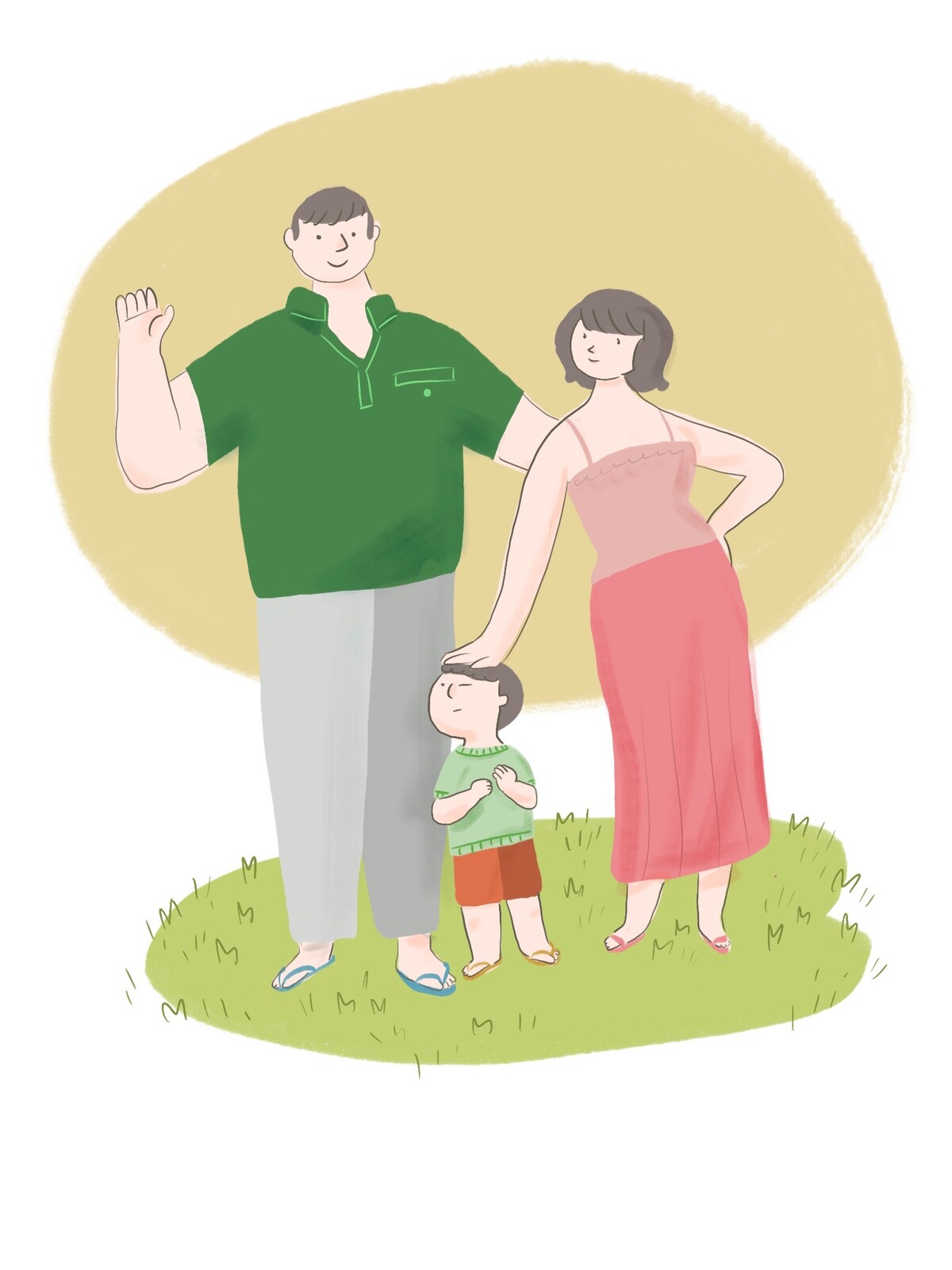 Style test for the image of the family