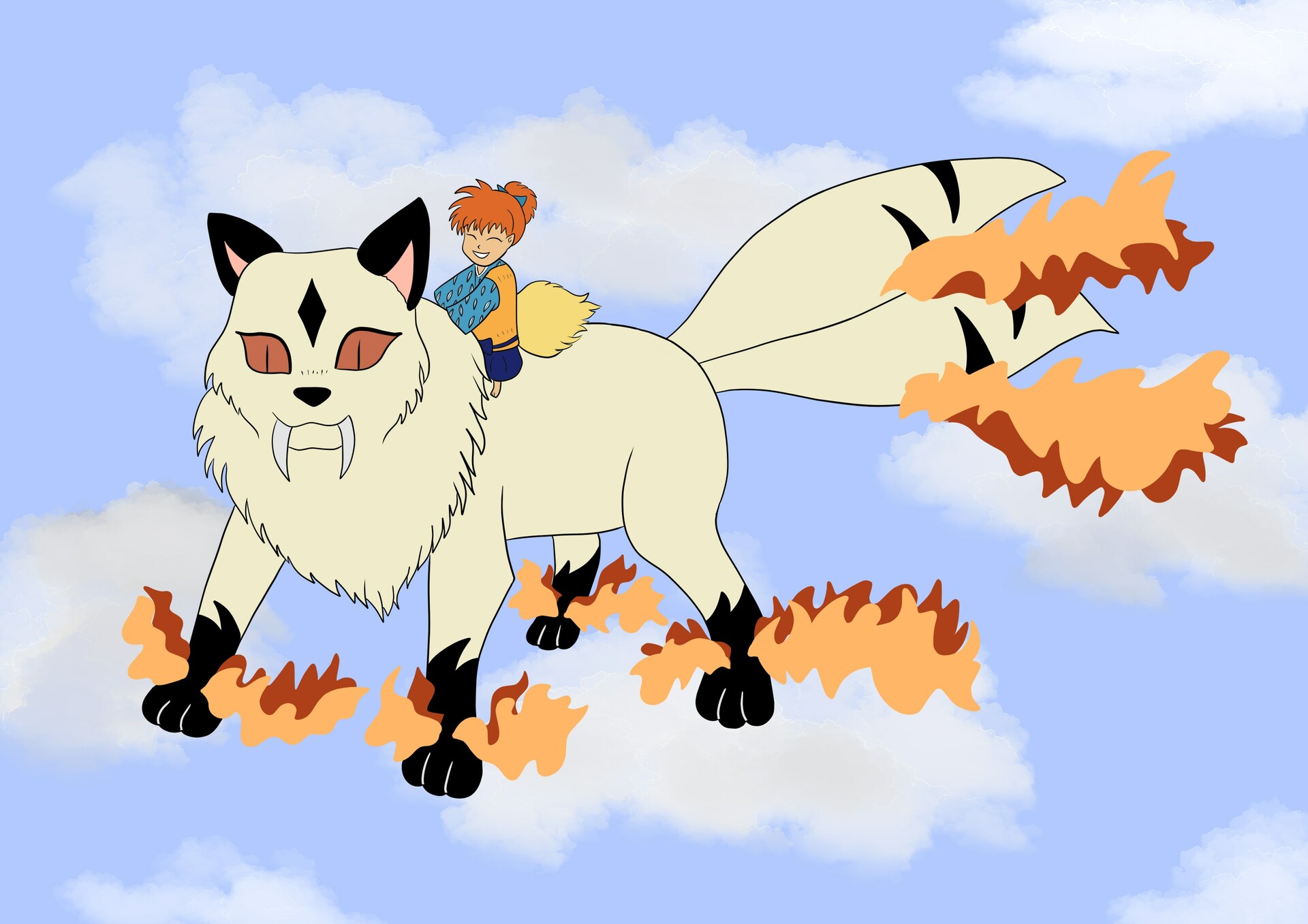 ArtStation - Kirara and Shippo