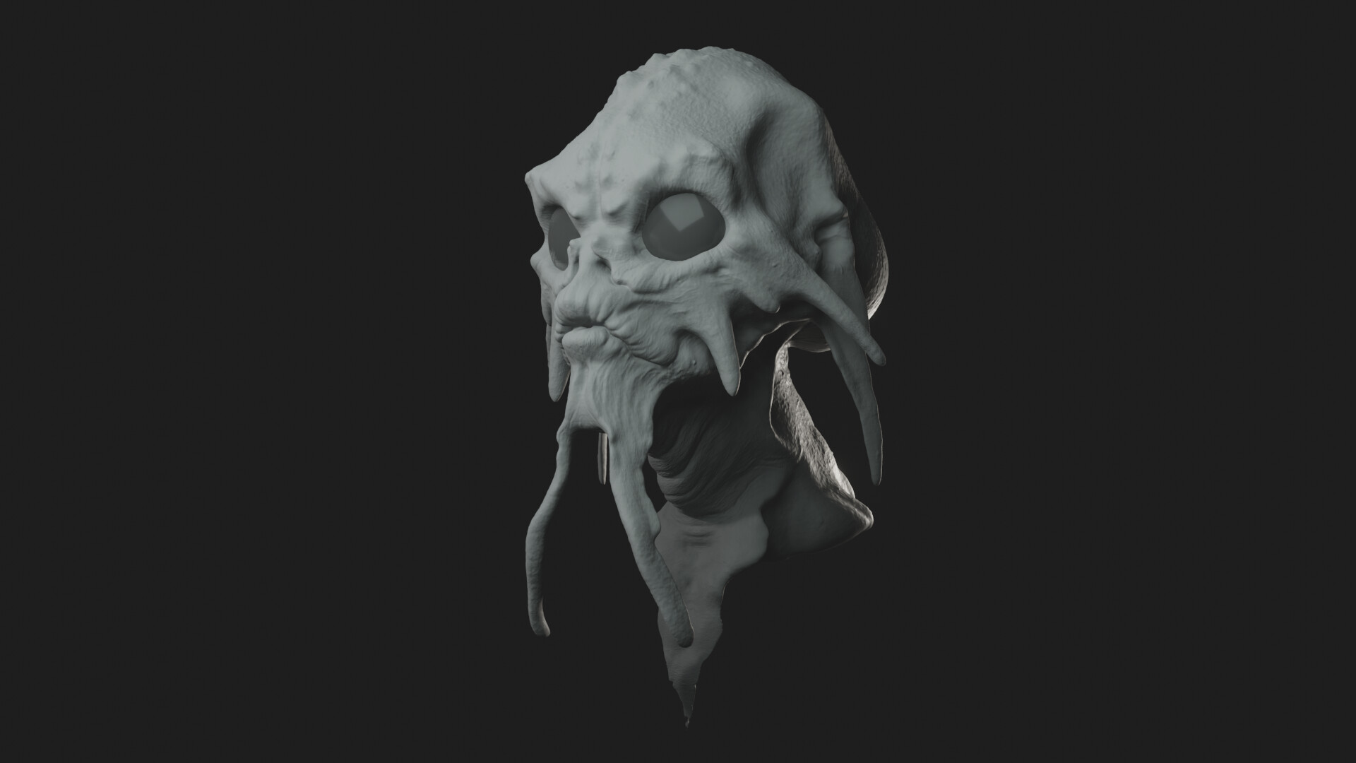 Artstation Alien Head 1 Justin R