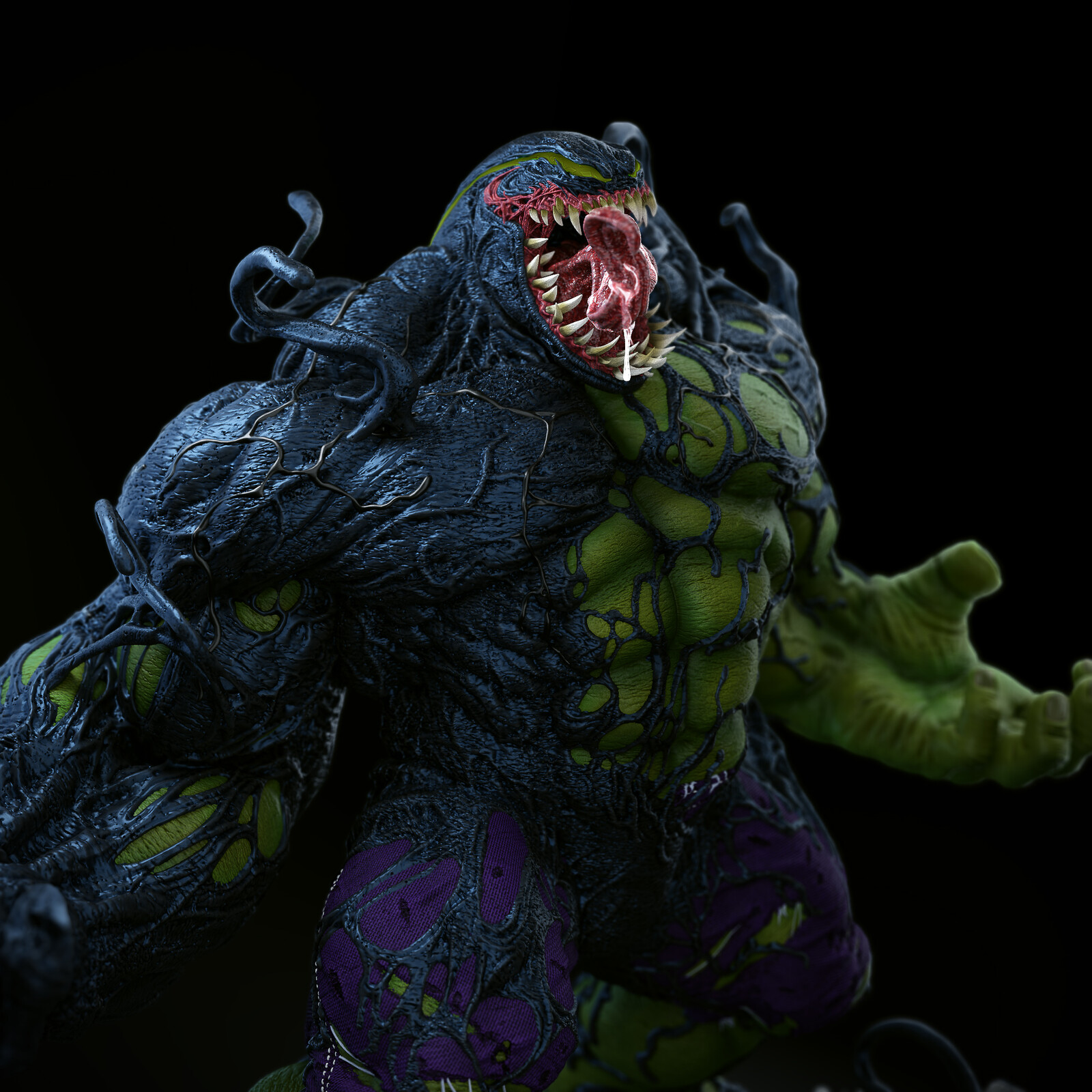 venomized hulk figure