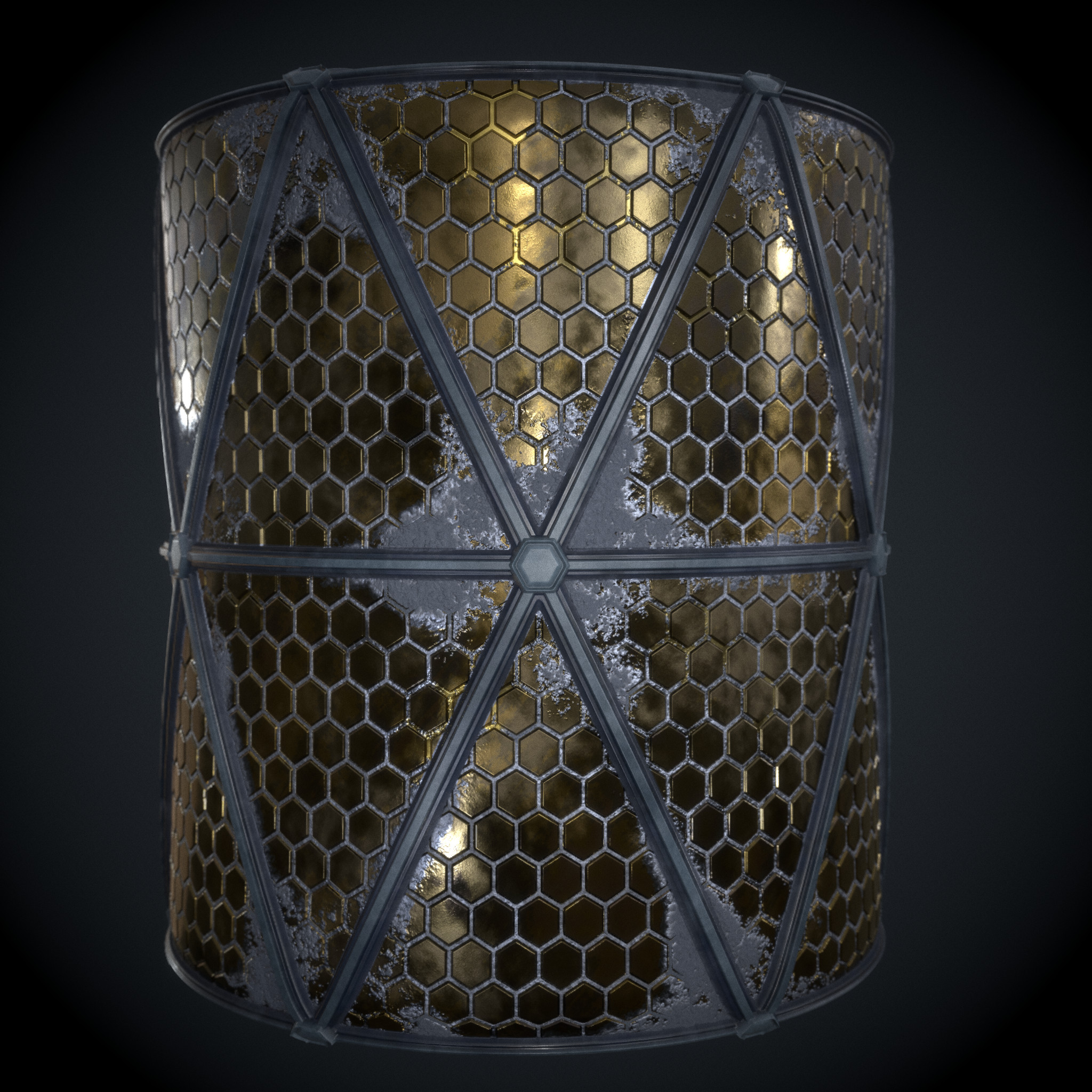 Material Cylindrical render