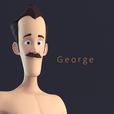ArtStation - Harvey Stylized Male Character 3D model