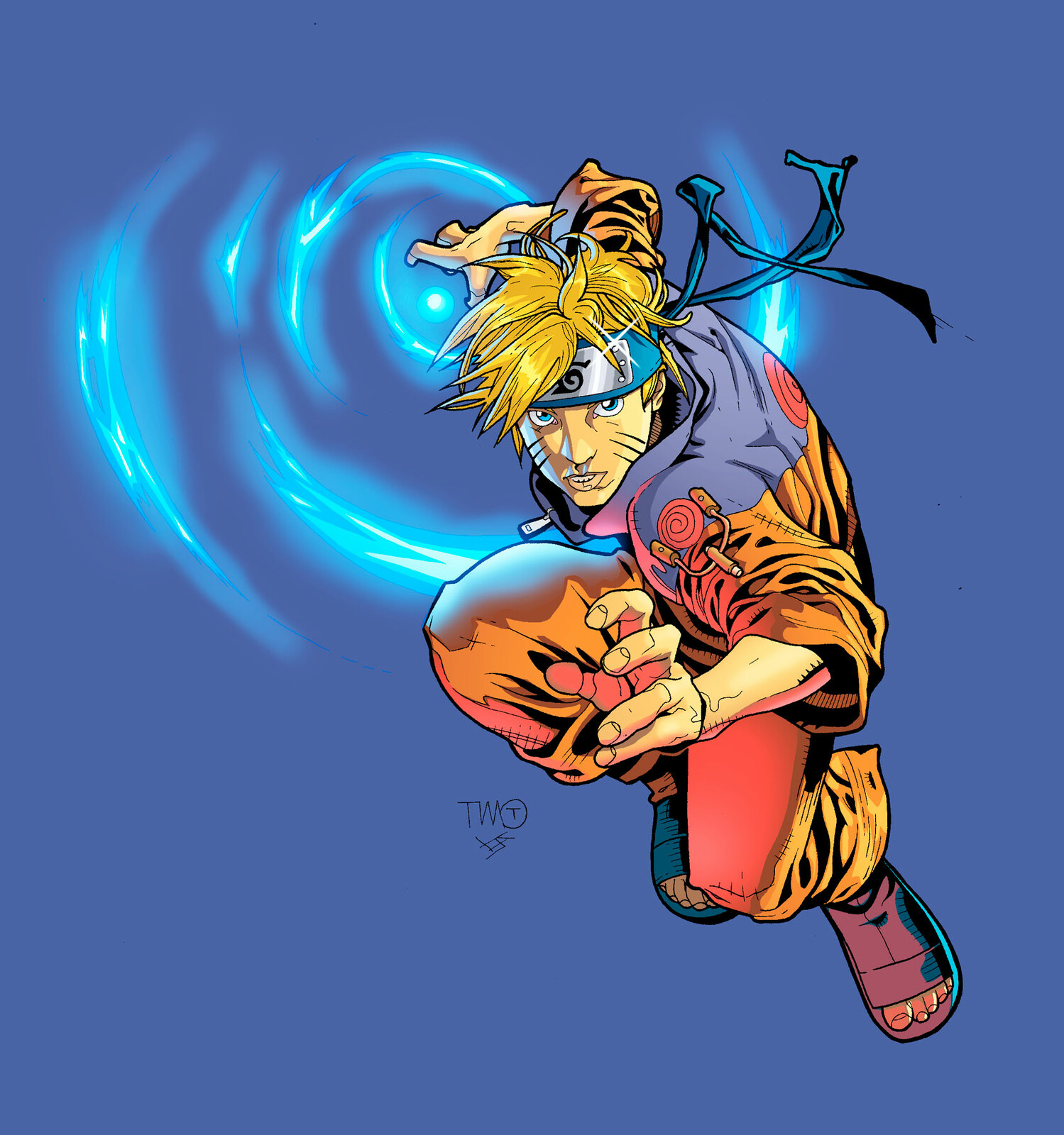 Artstation Naruto American Style Comic Art Bailey Nelson