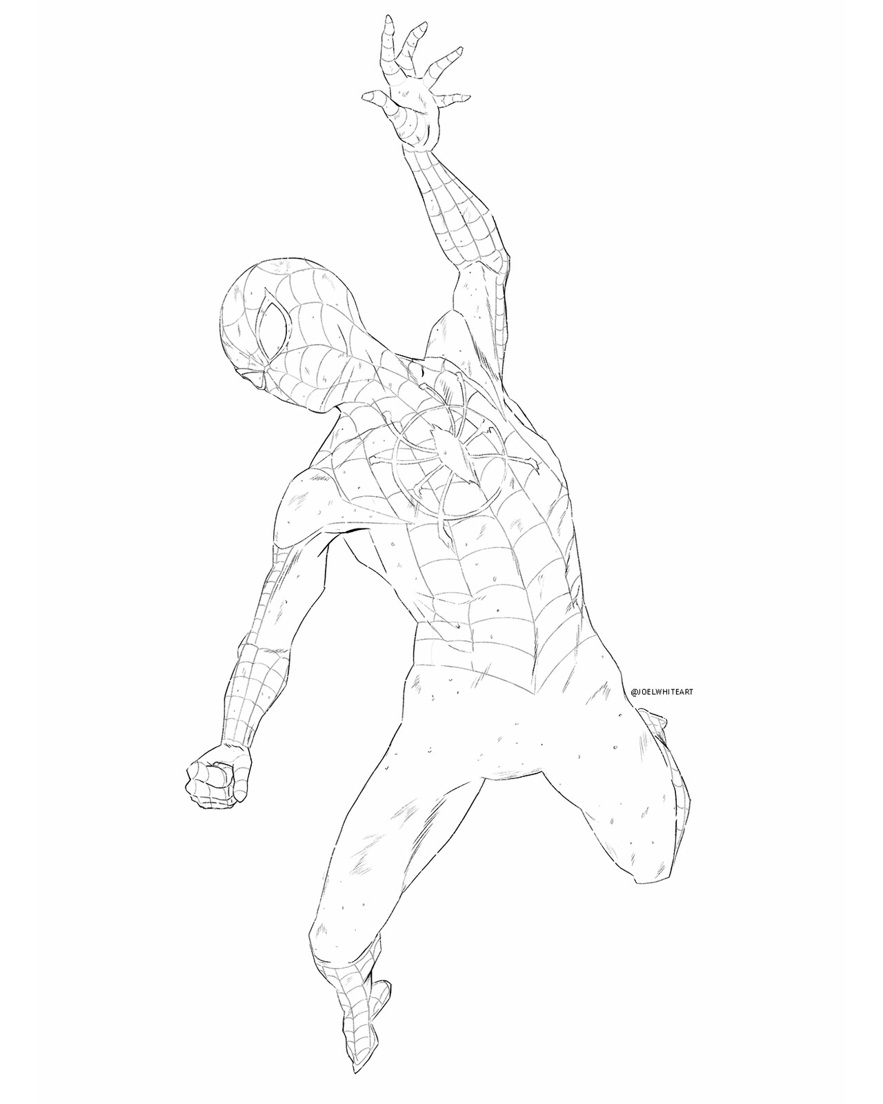 Joel White Miles Morales Into the SpiderVerse