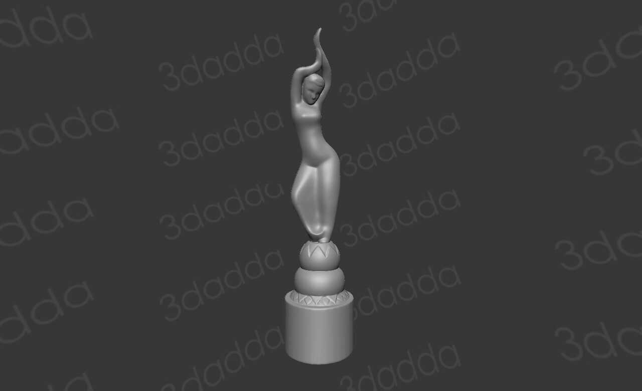 Vicky Kapure Filmfare Trophy 3d Model For 3d Printing This was the awards' golden jubilee year and to commemorate the occasion, the filmfare award trophy (the black lady statue) was made in gold. vicky kapure