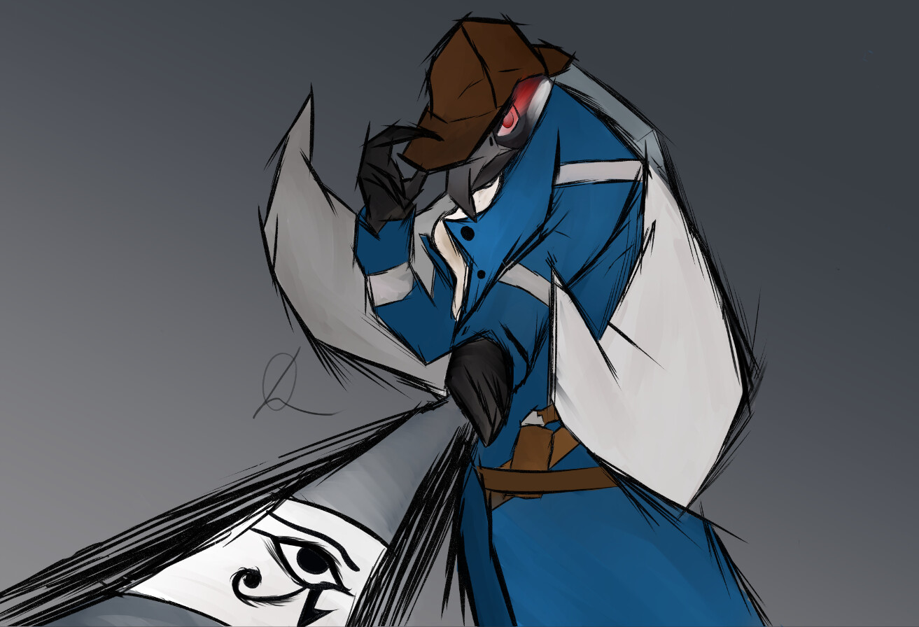Artstation Divine Deducer Horus Okami Leon Heres one that i did a long time ago, i really need to stop posting old work. divine deducer horus okami leon