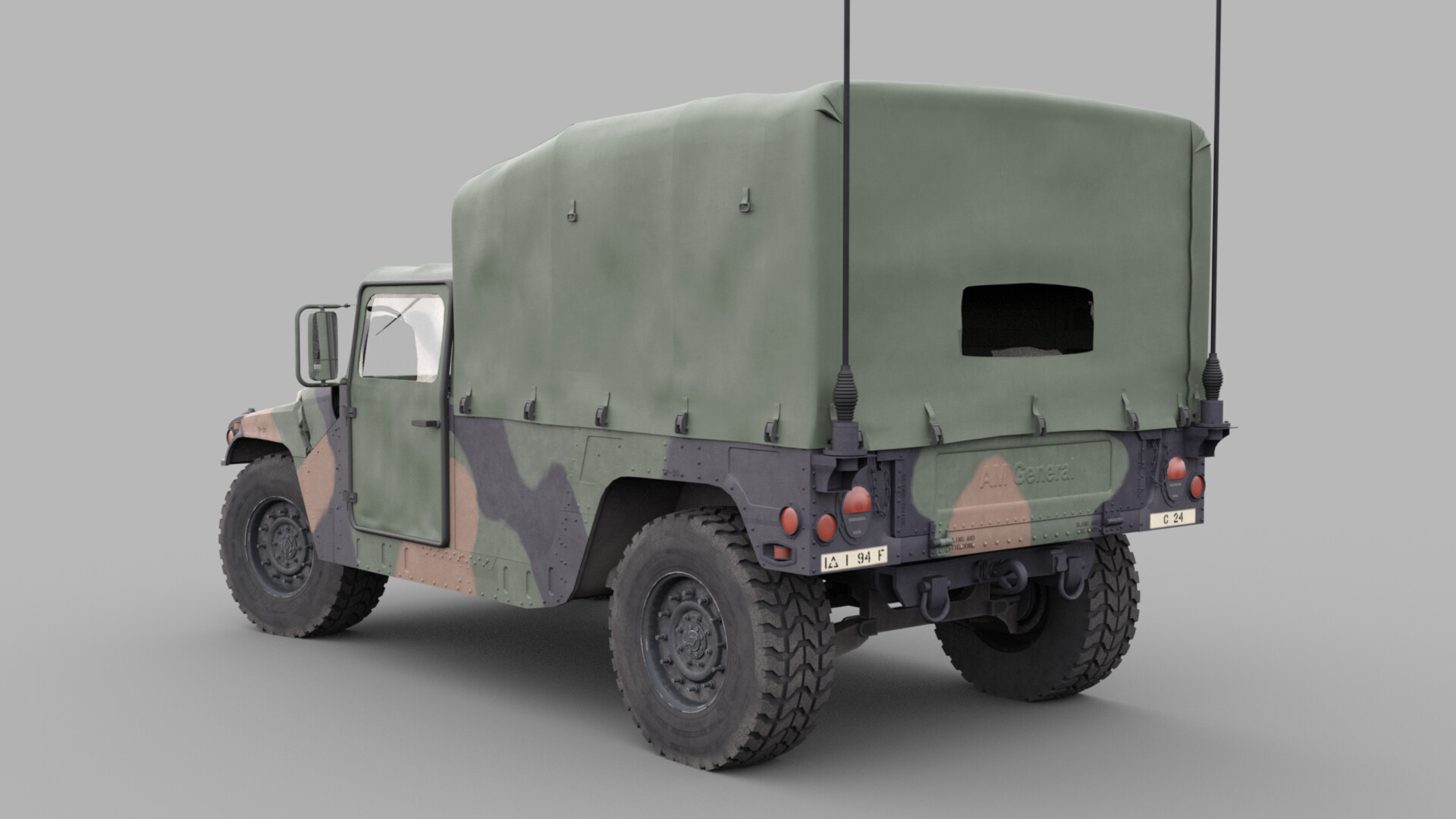 ArtStation - M998 HMMWV Cargo Pickup ArtStation - M998 HMMWV Cargo Pickup